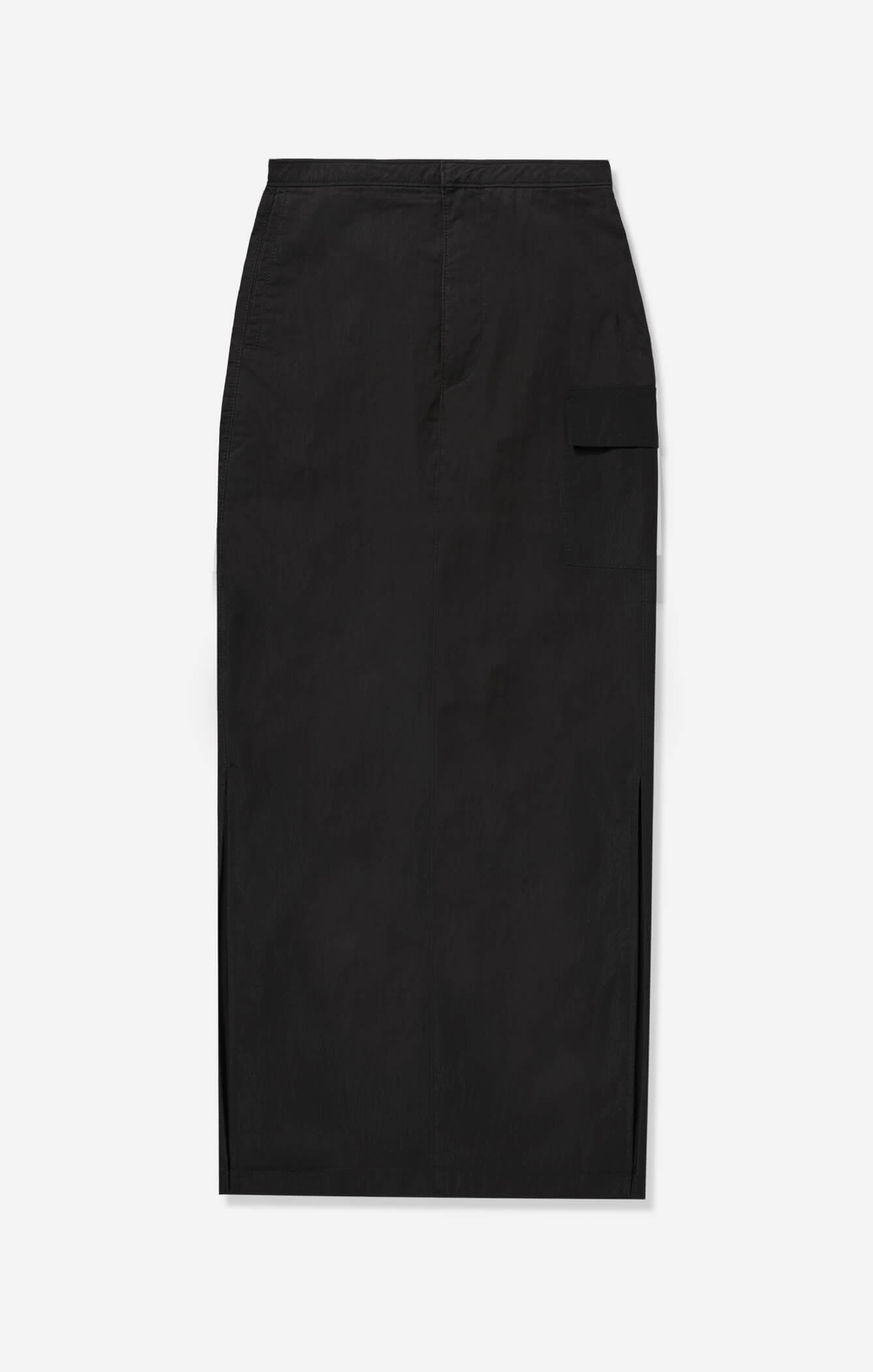 THE CARGO MAXI SKIRT - BLACK