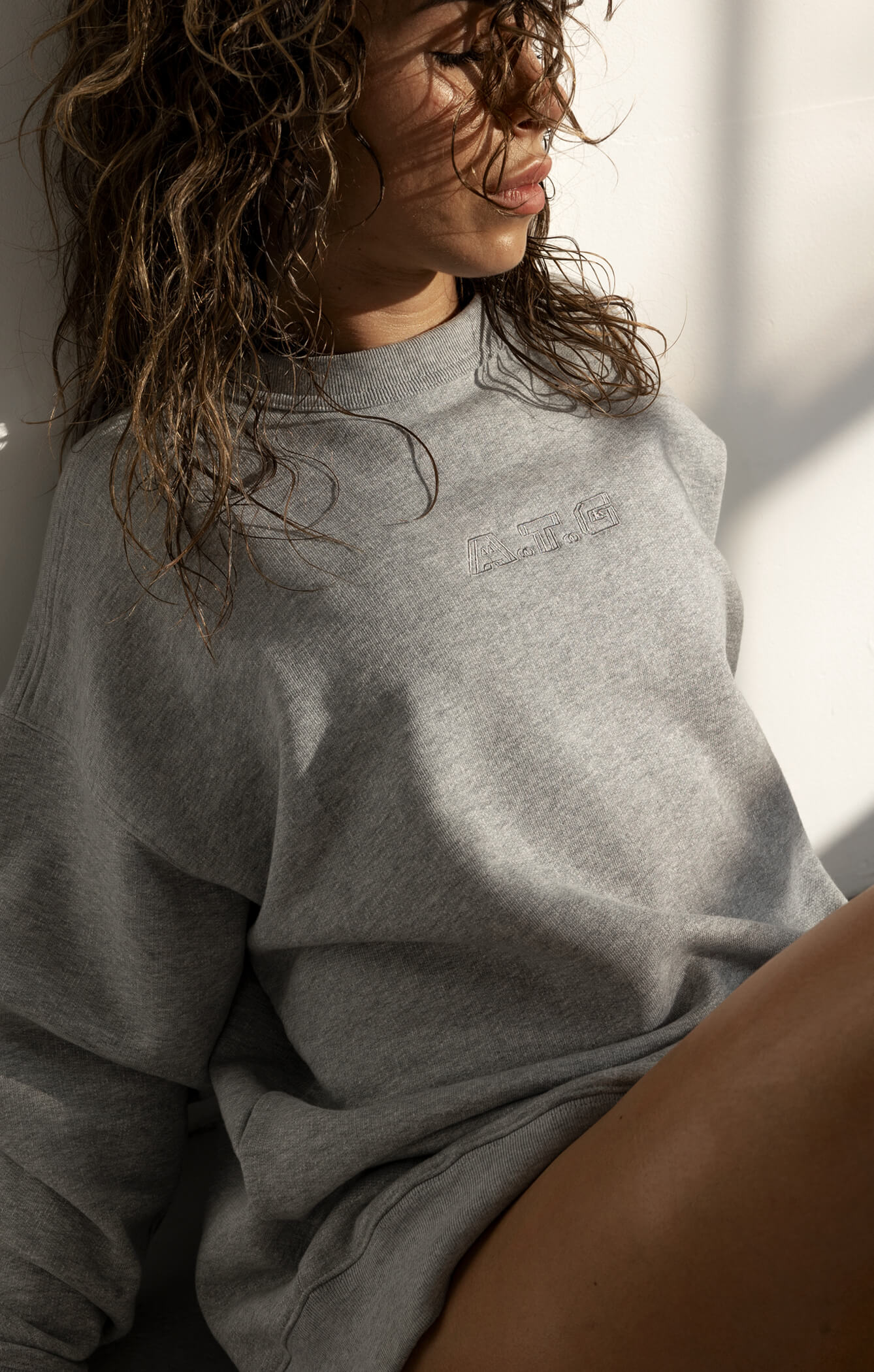 THE SWEAT™ CREW - HEATHER GREY