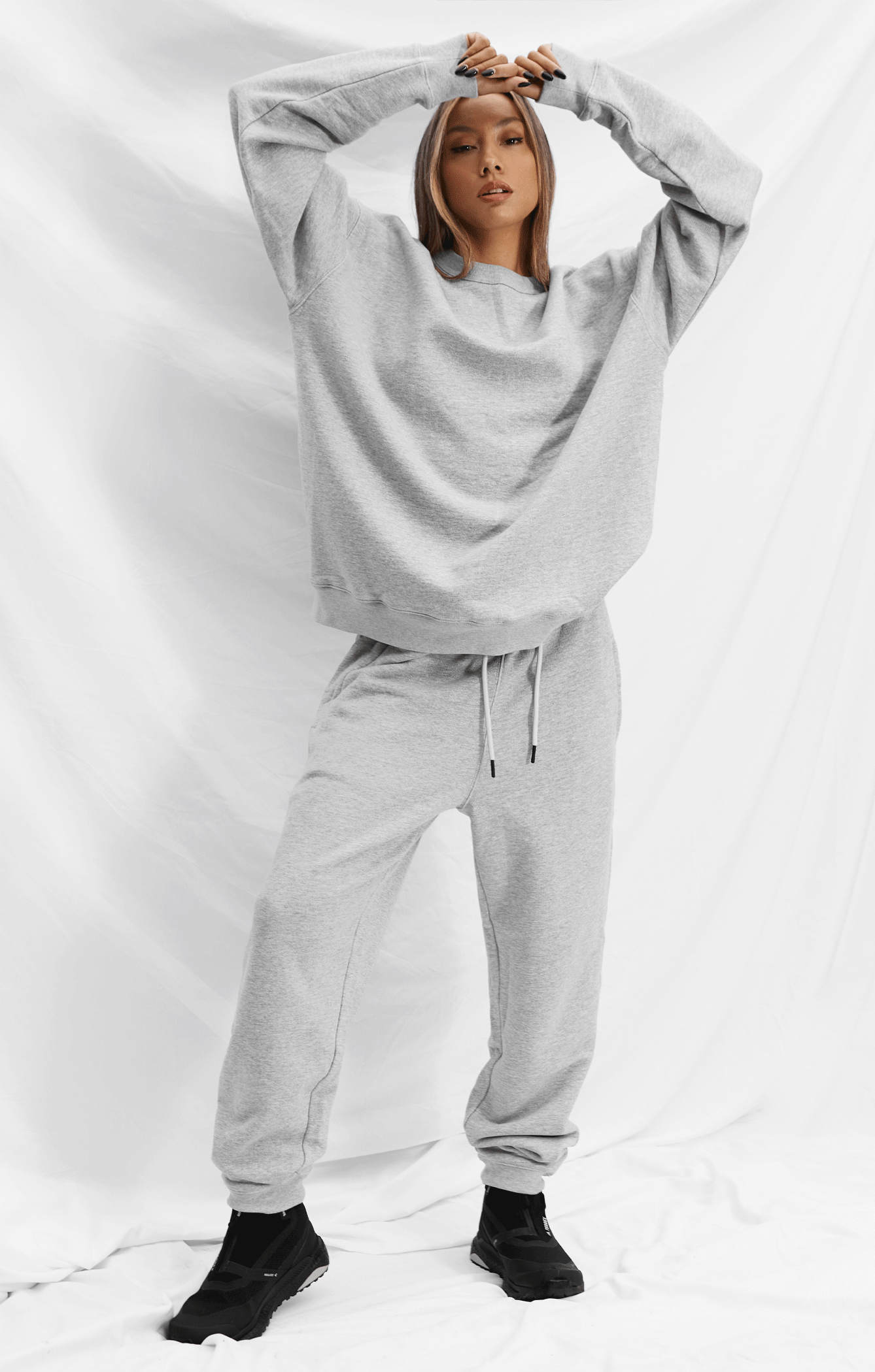 THE SWEAT™ CREW - HEATHER GREY