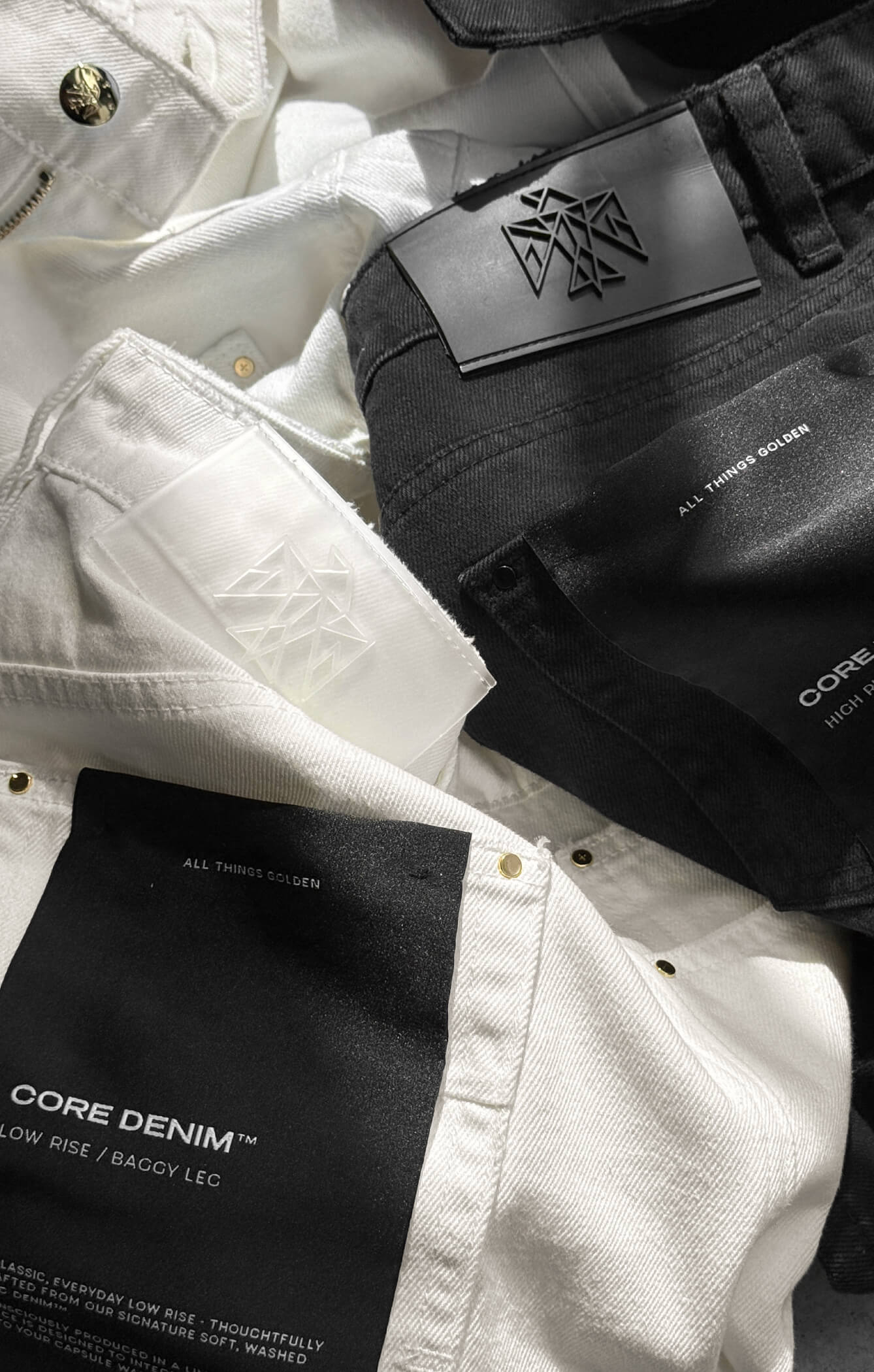 THE LOW RISE BAGGY JEAN - WASHED BLACK