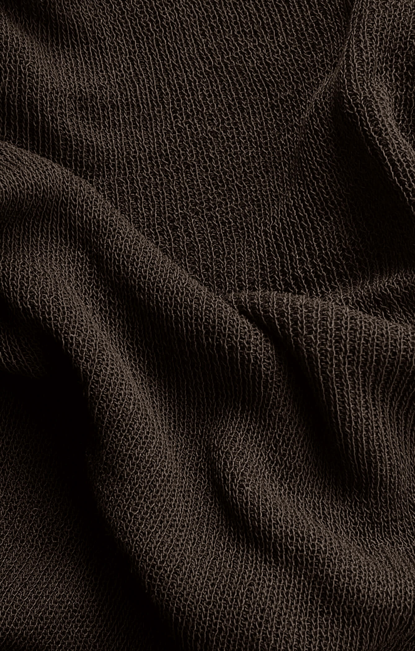 THE KNITTED LONG SLEEVE - ESPRESSO