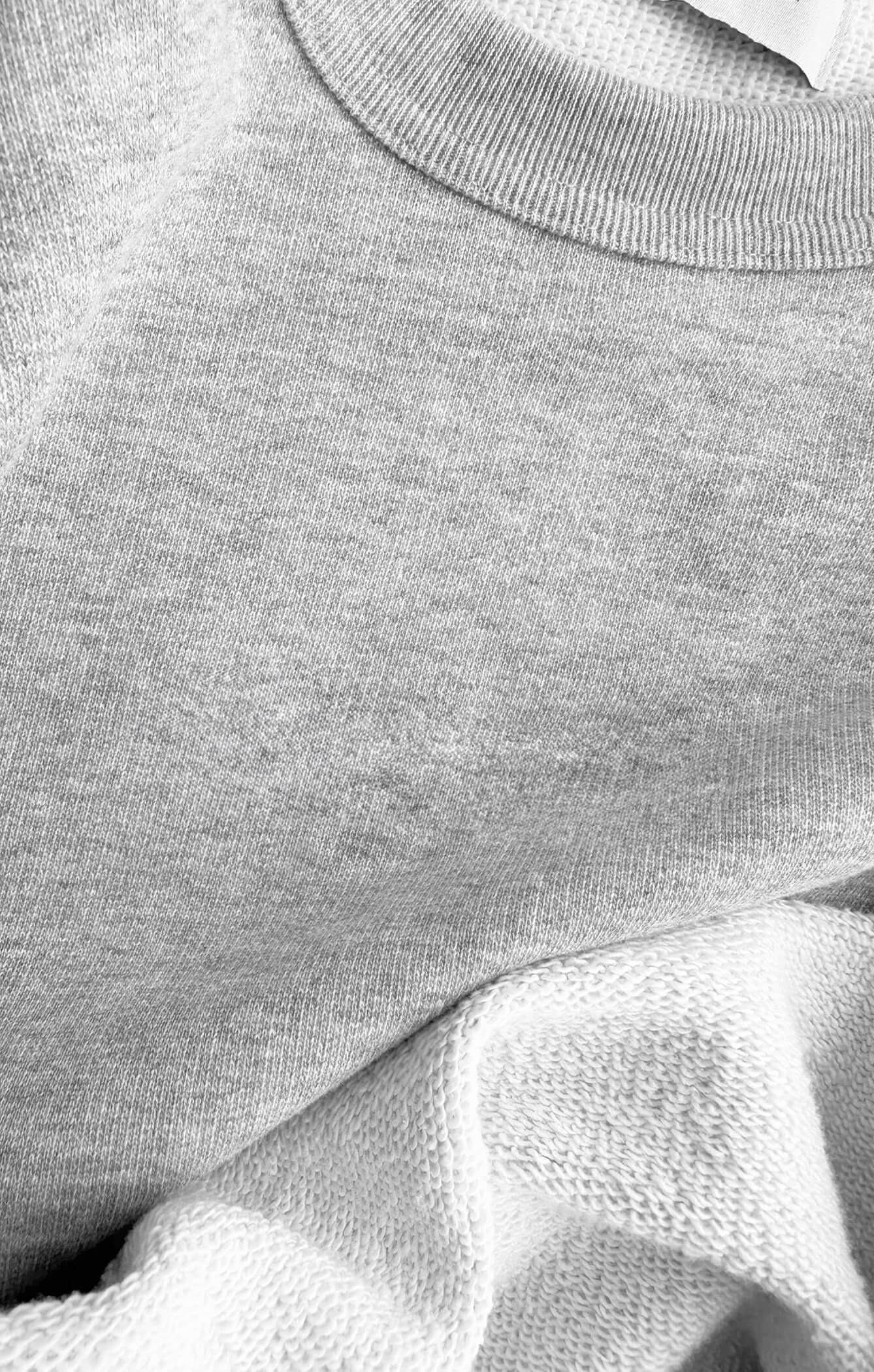 THE SWEAT™ CROPPED CREW - HEATHER GREY