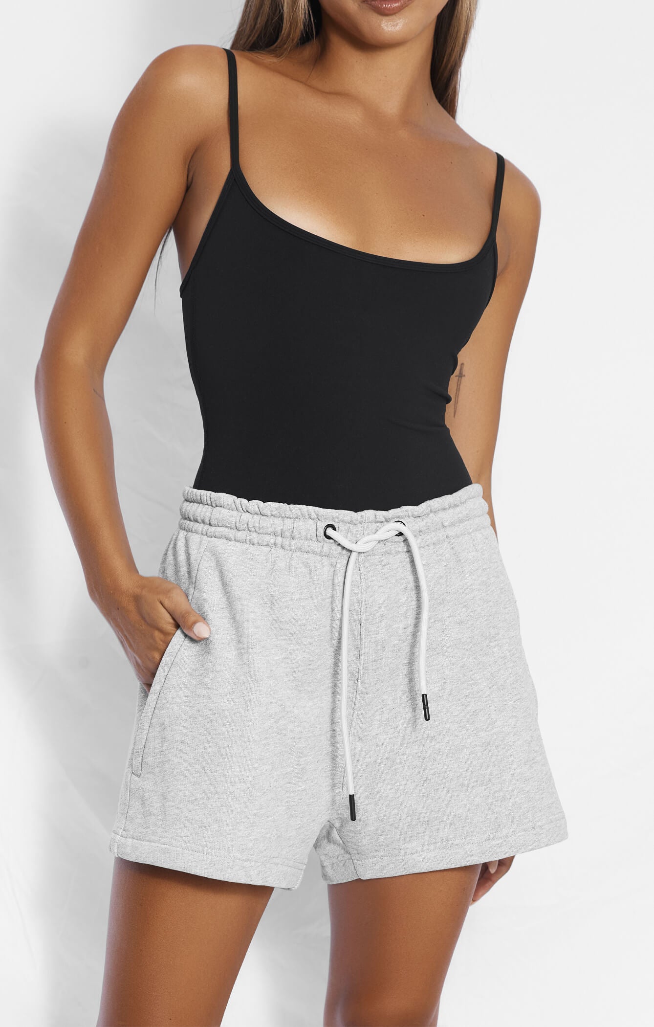 THE SWEAT™ SHORT - HEATHER GREY