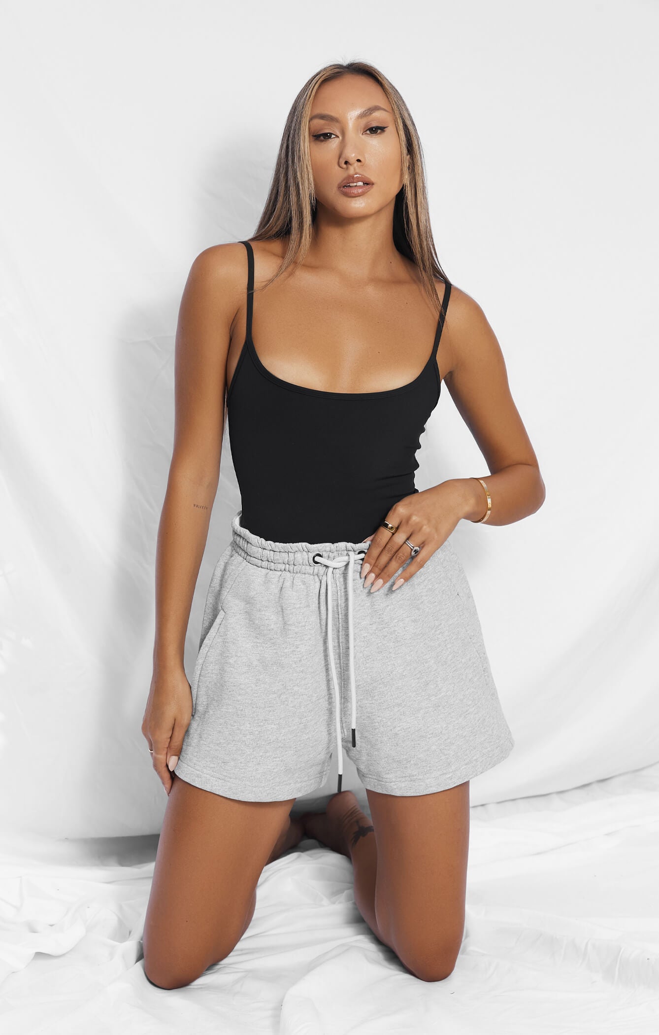 THE SWEAT™ SHORT - HEATHER GREY