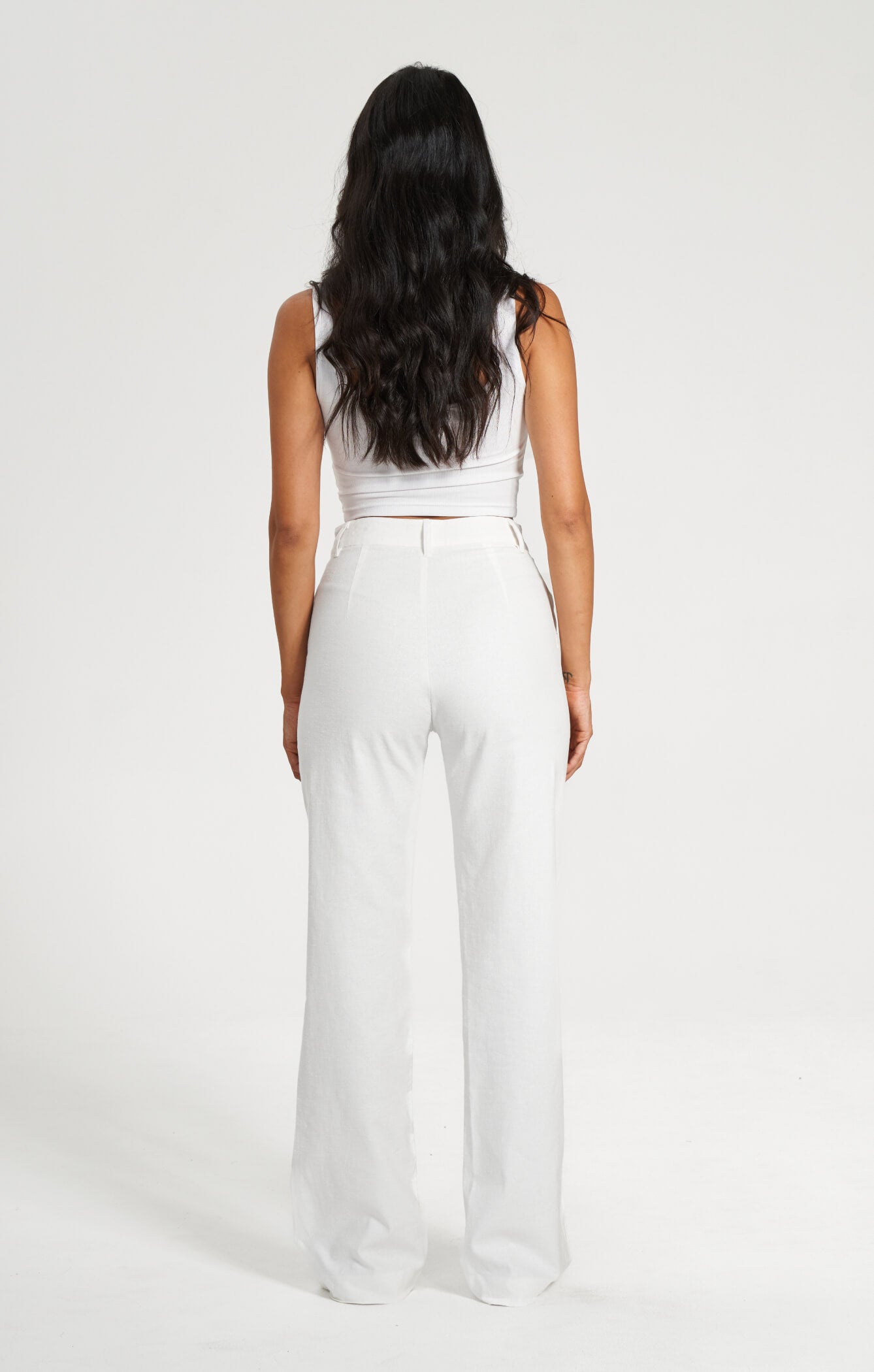 THE LINEN CLASSIC PANT - WHITE