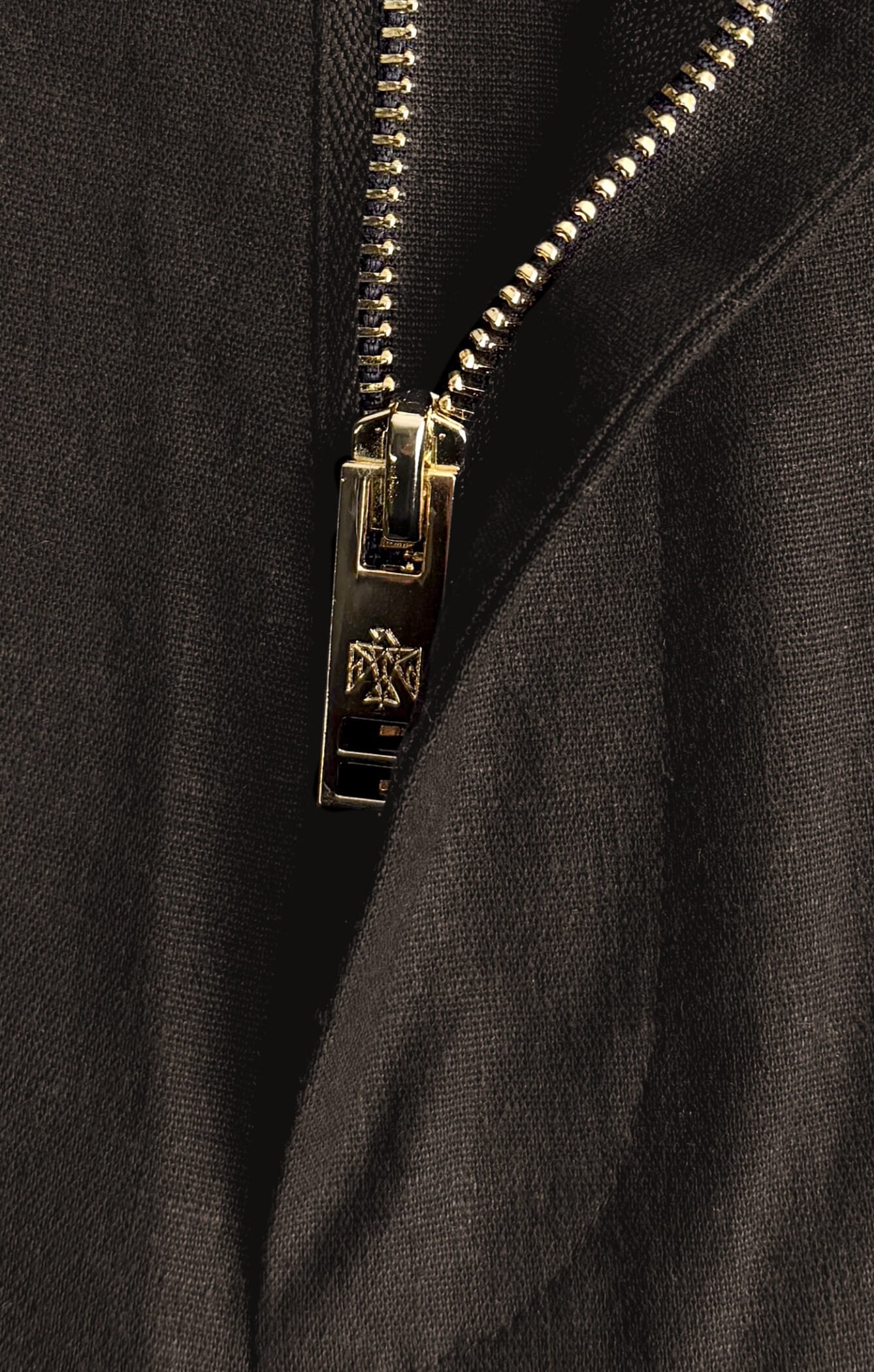 THE LINEN LOW RISE PANT - ESPRESSO