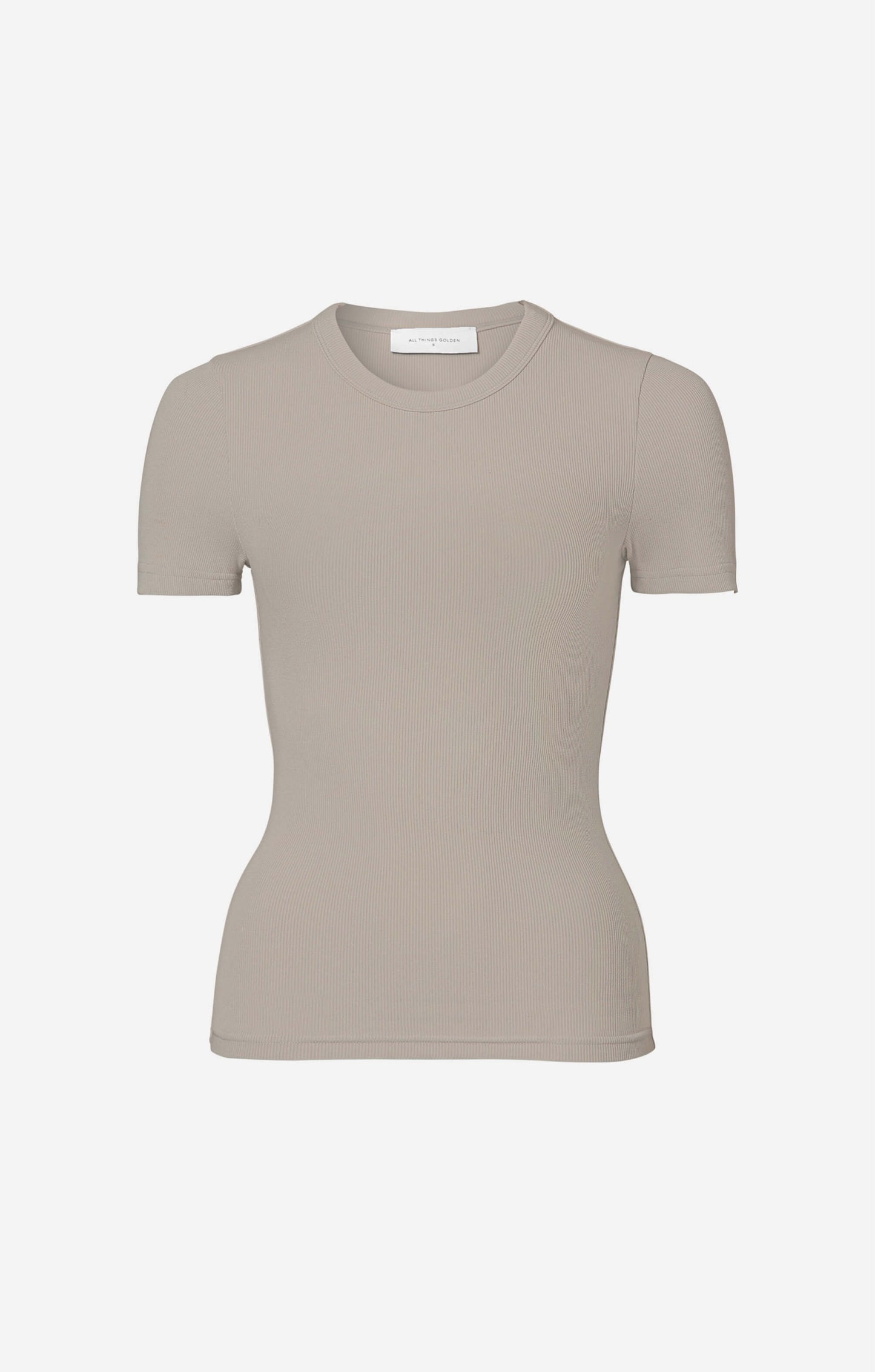 THE LUXE RIB BABY TEE - SLATE
