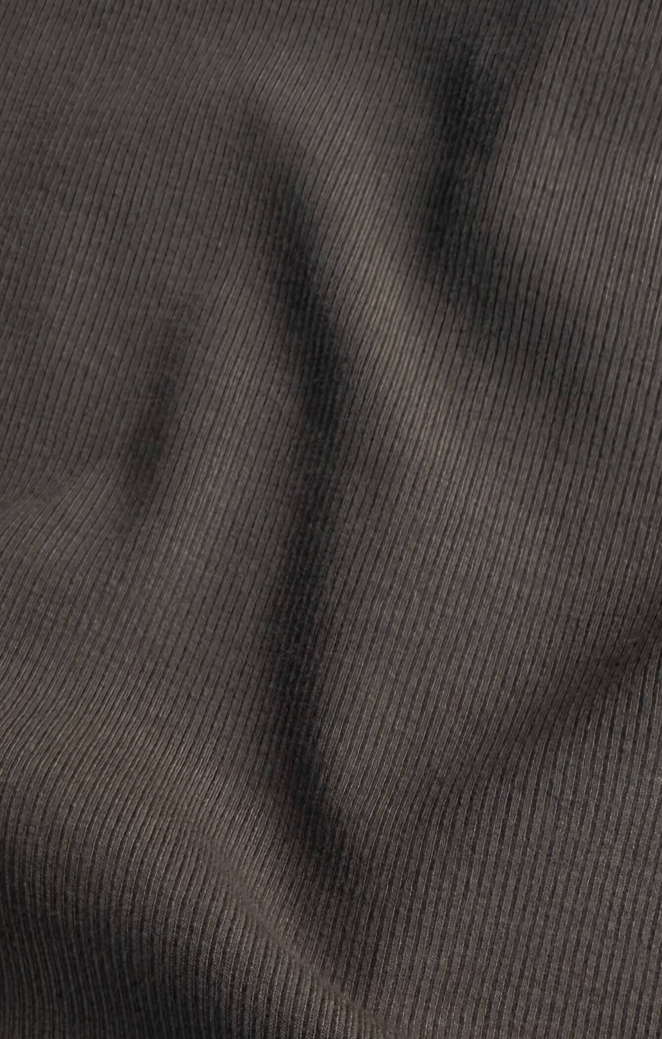 THE LUXE RIB L/S HENLEY MAXI - ESPRESSO