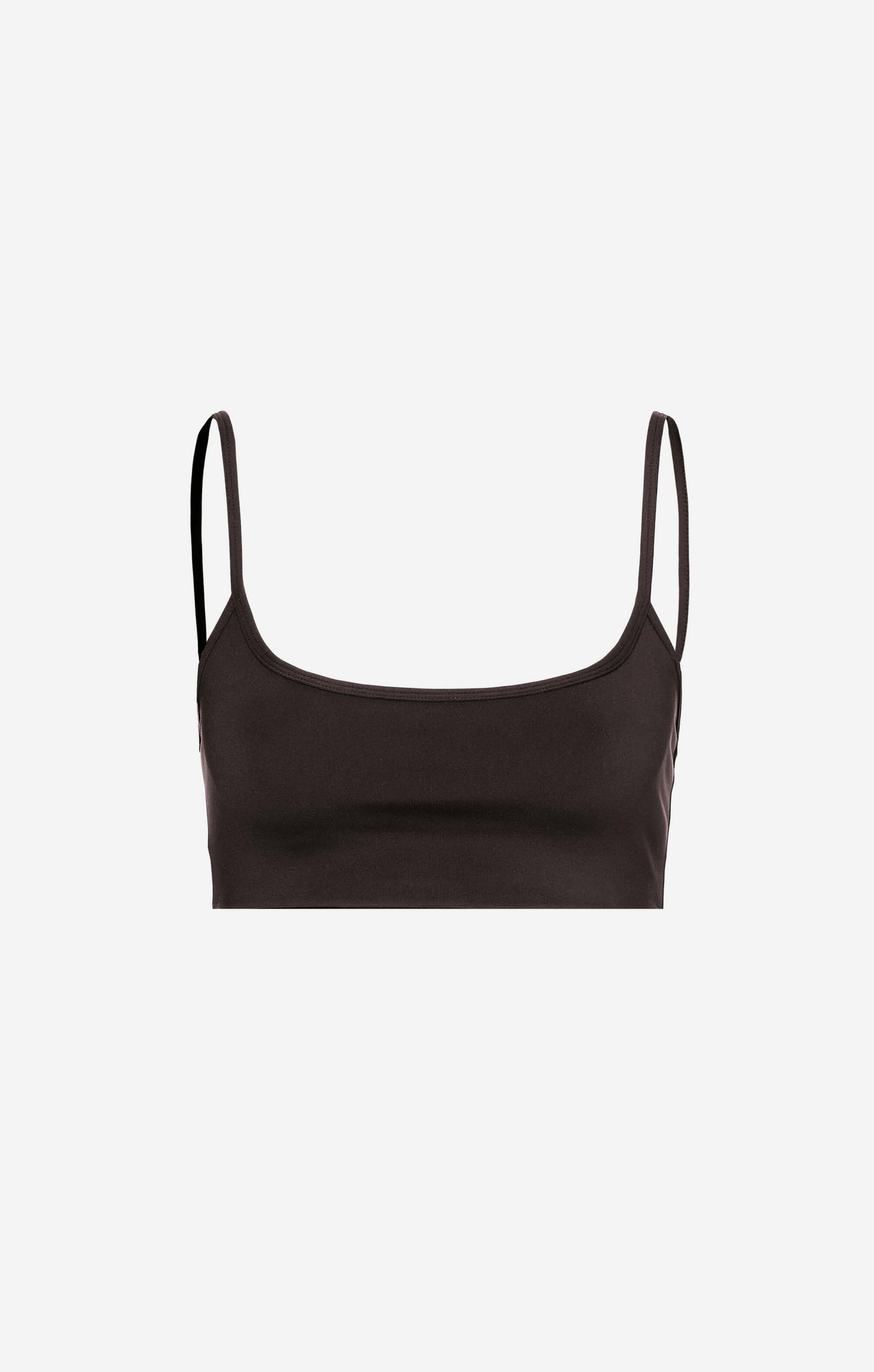 THE A.T.G SCULPT™ SEAMLESS CROP - ESPRESSO