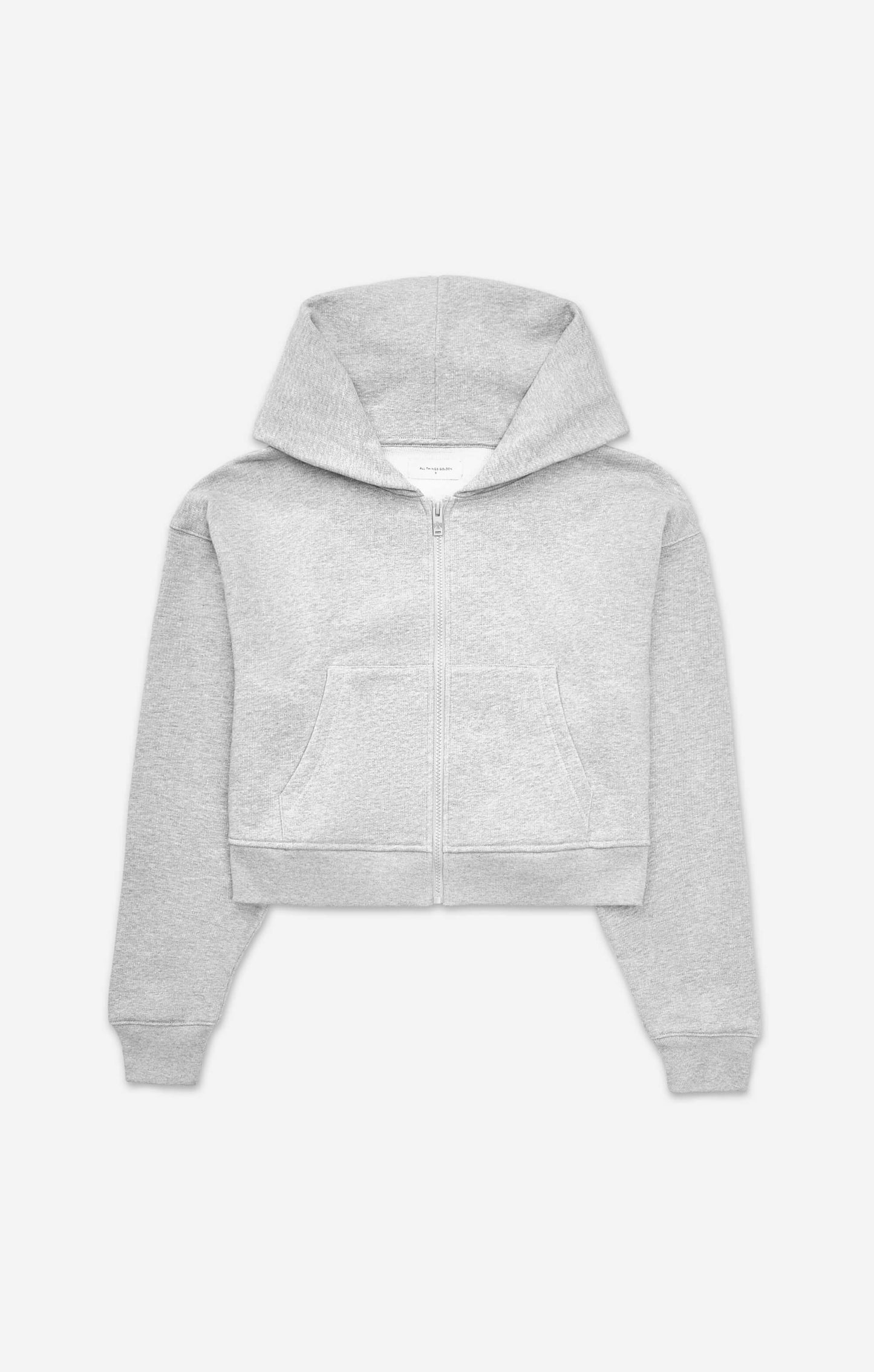 THE SWEAT™ ZIP UP HOODIE - HEATHER GREY