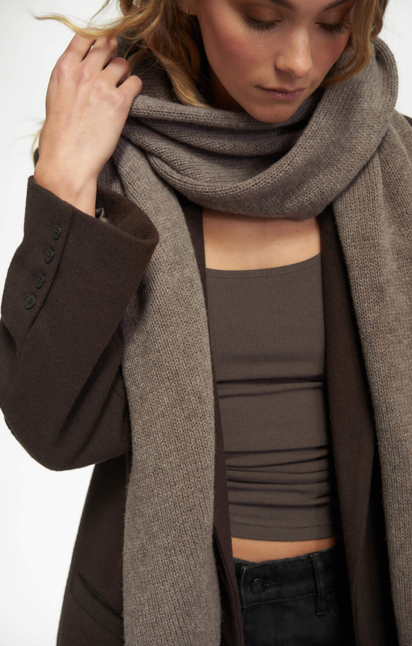 THE LONGLINE CLASSIC COAT - ESPRESSO