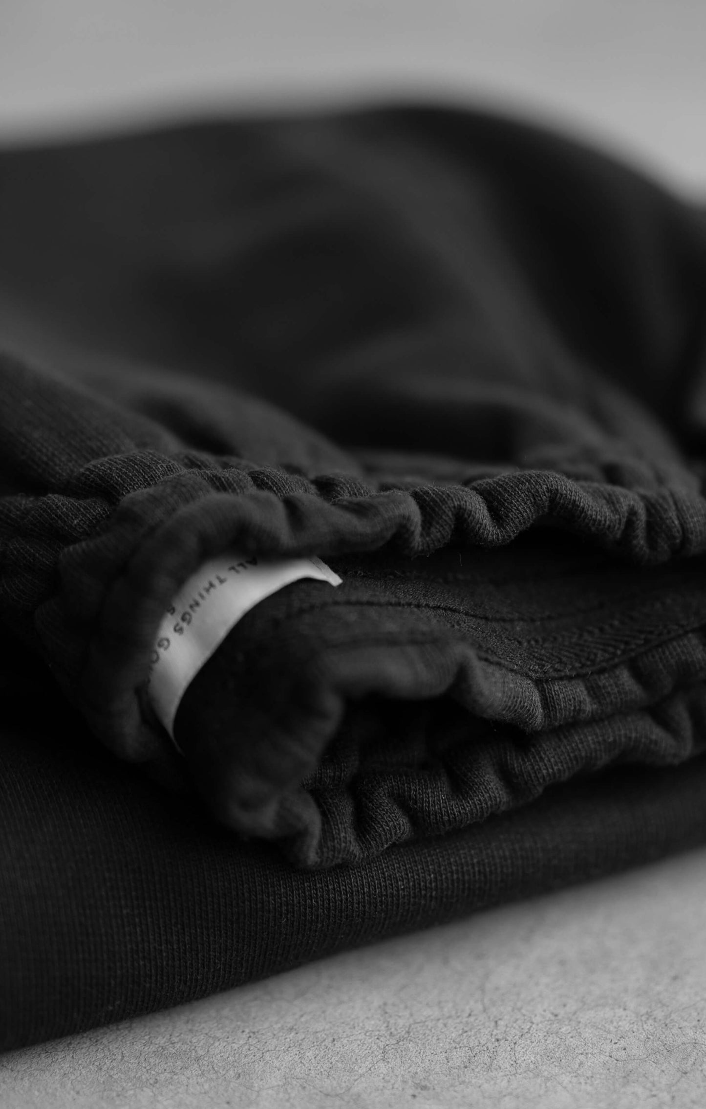 THE SWEAT™ WIDE LEG TRACK PANT - BLACK