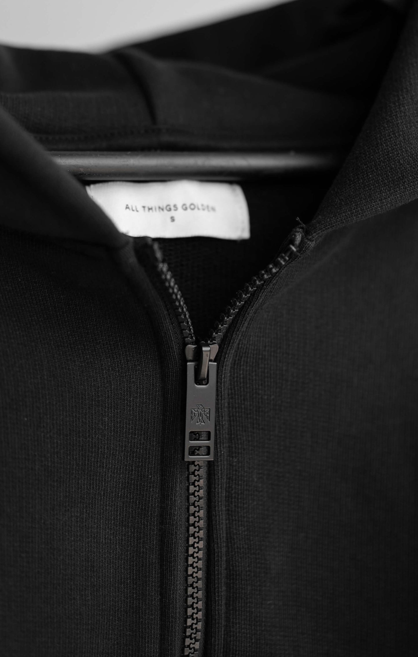 THE SWEAT™ ZIP UP HOODIE - BLACK