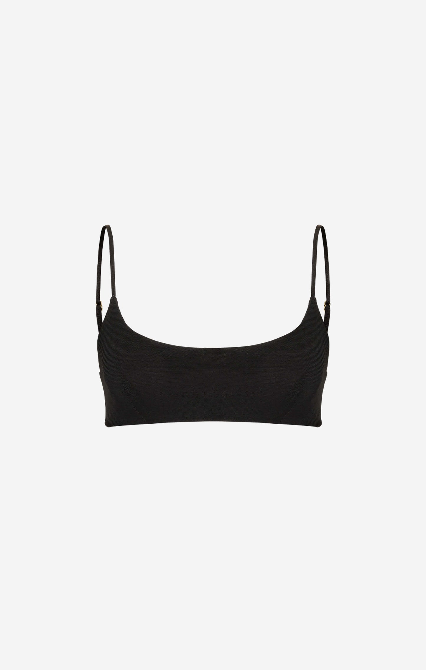 CLASSIC SCOOP TOP - BLACK MESH