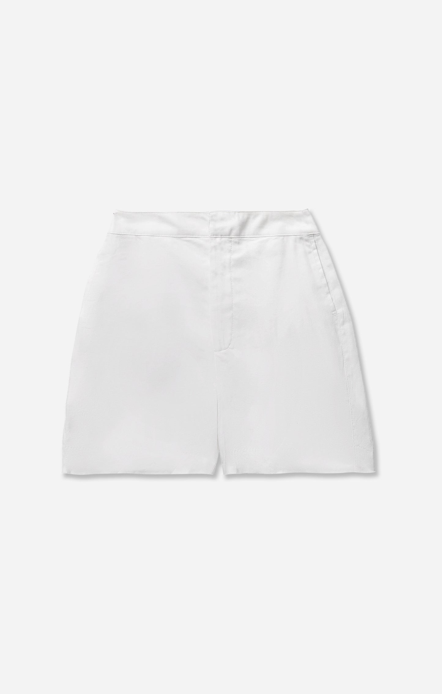 LINEN SHORT - WHITE