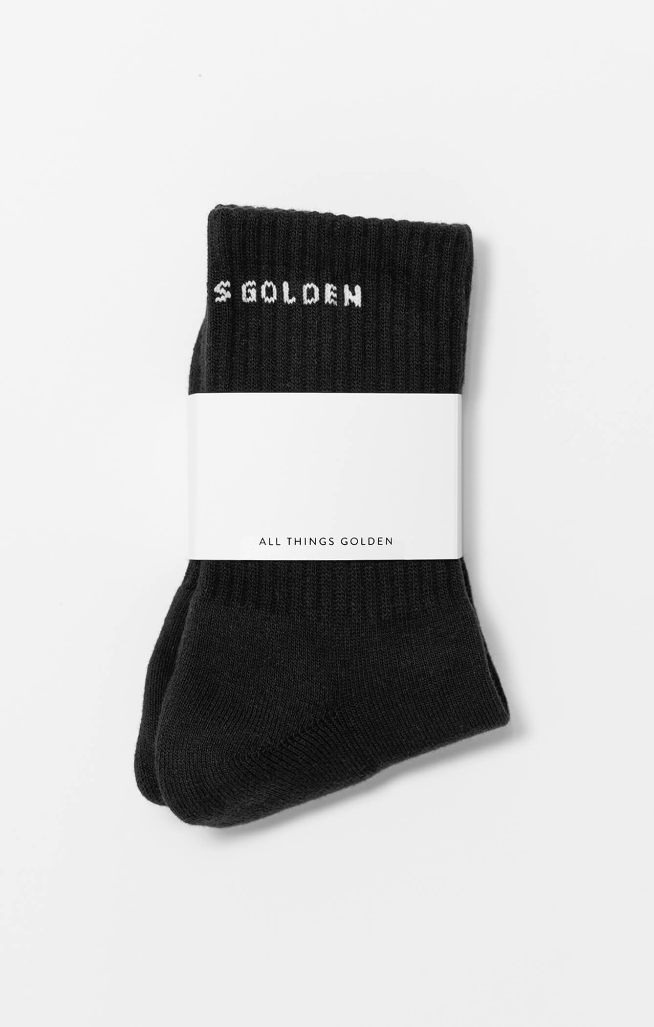 THE A.T.G CREW SOCK - BLACK