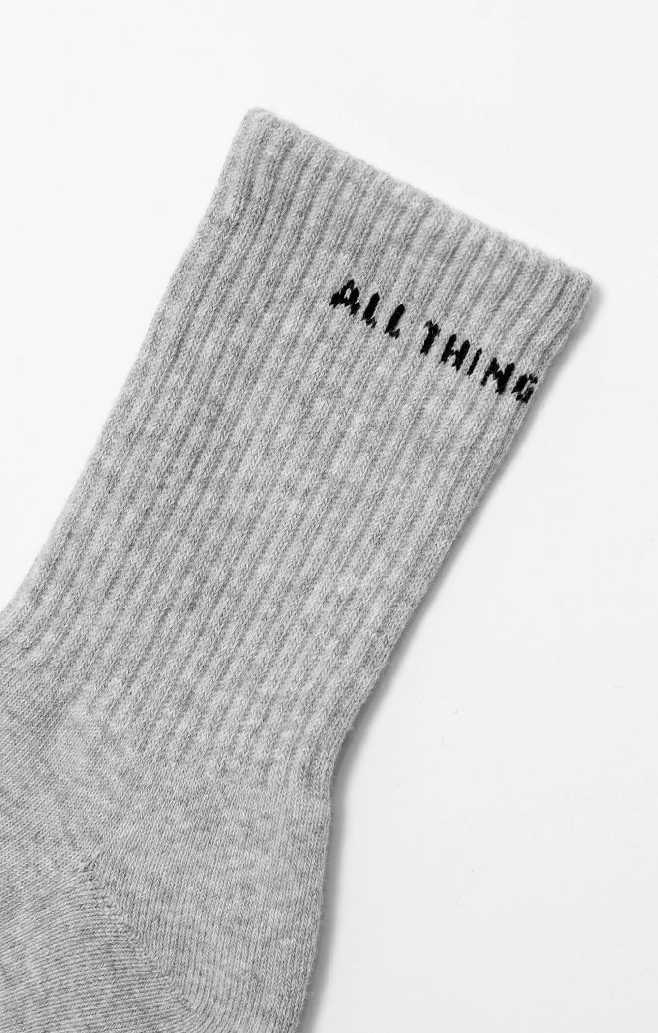 THE A.T.G CREW SOCK - GREY