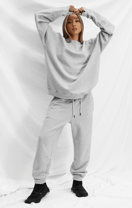 THE SWEAT™ CREW - HEATHER GREY