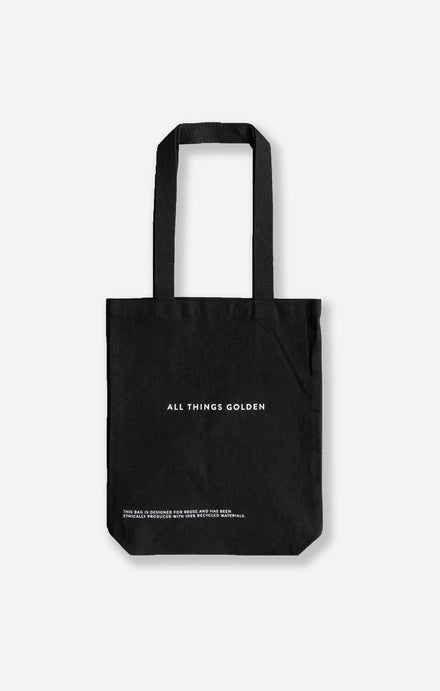 BLACK TOTE BAG