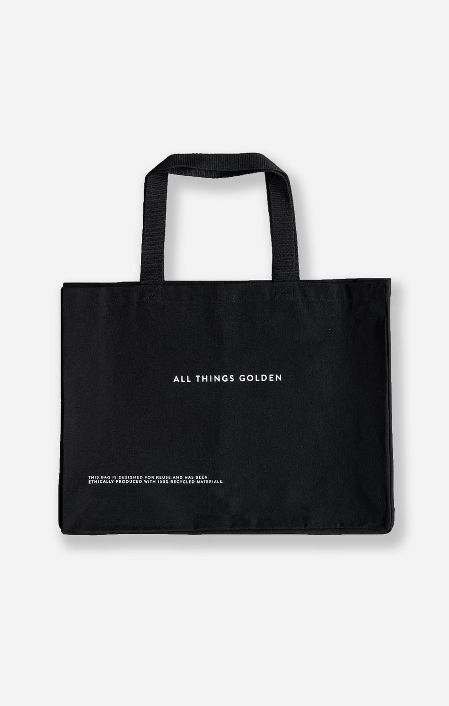THE OVERSIZED TOTE - BLACK