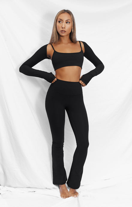 THE SCULPT™ FLARES - BUTTER BLACK