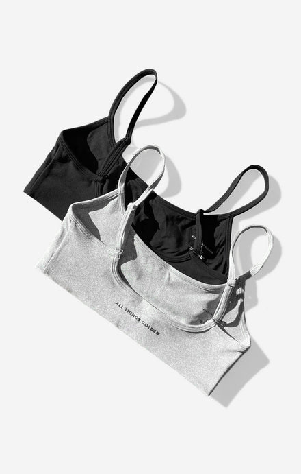 THE SCULPT™ SEAMLESS CROP - BUTTER BLACK