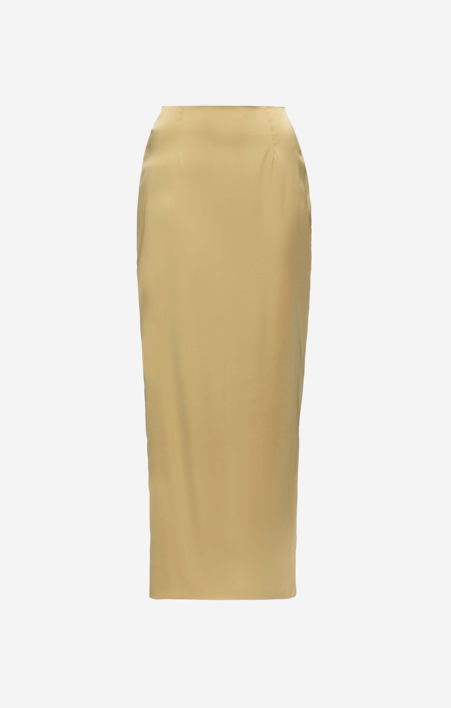 THE SILK MAXI SKIRT - GOLD