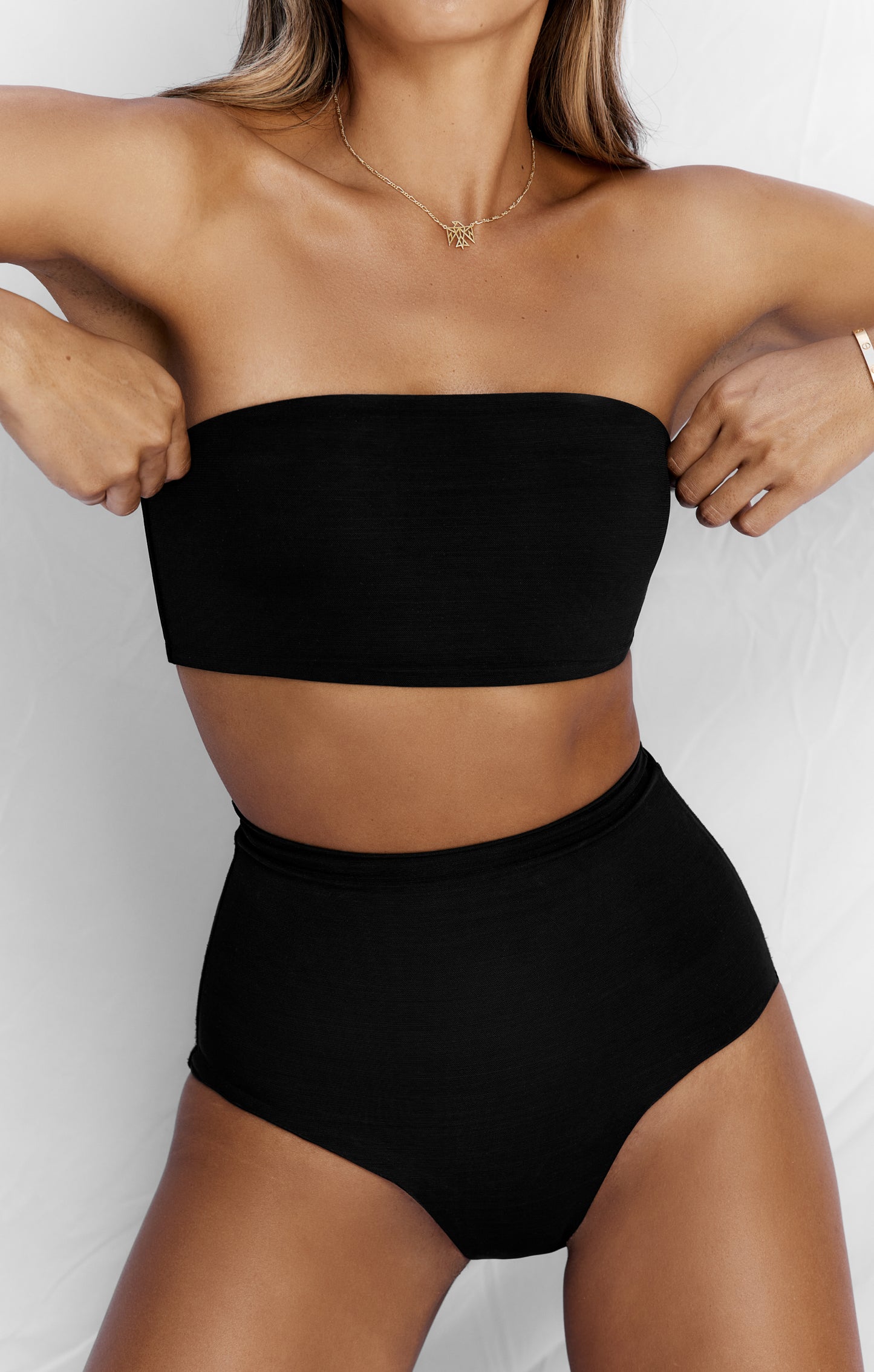 THE BASIC BLOOMERS - BLACK MESH