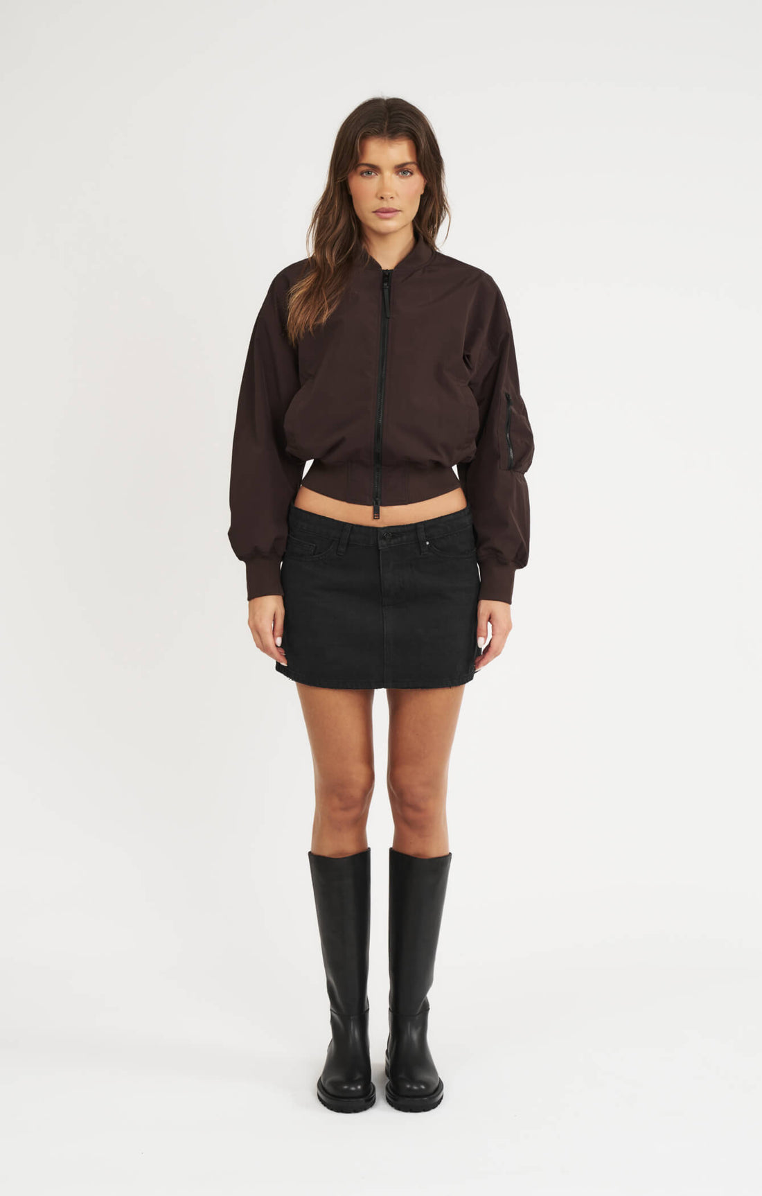 THE CLASSIC BOMBER JACKET - ESPRESSO