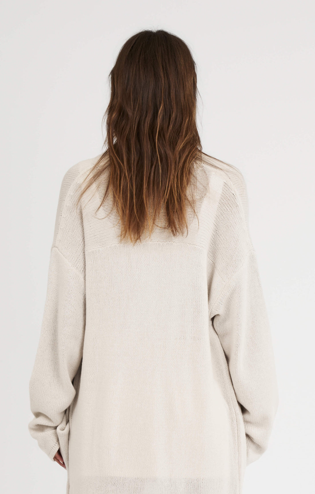 THE CARDIGAN COAT - BONE