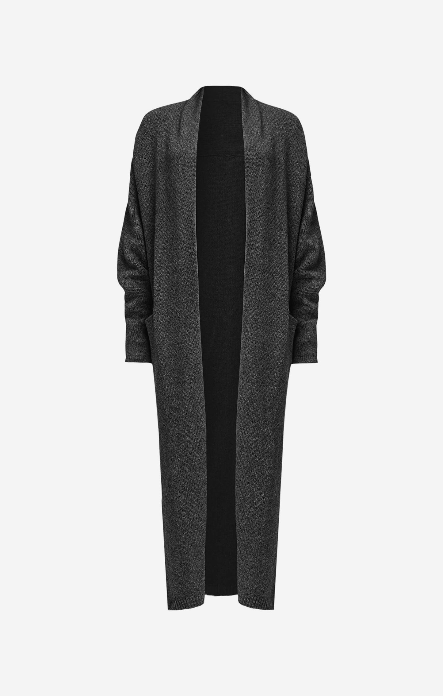 THE CARDIGAN COAT - CHARCOAL