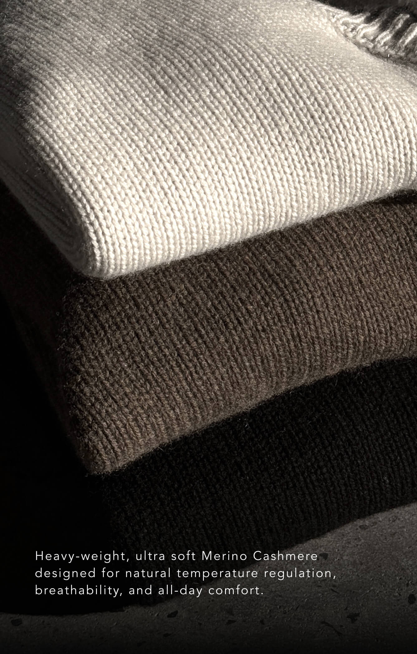 THE DEEP V-NECK JUMPER - ESPRESSO MARLE