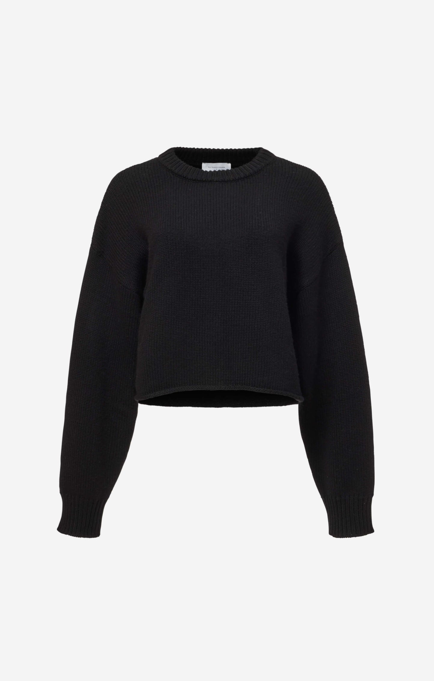 THE HEAVY KNIT - BLACK