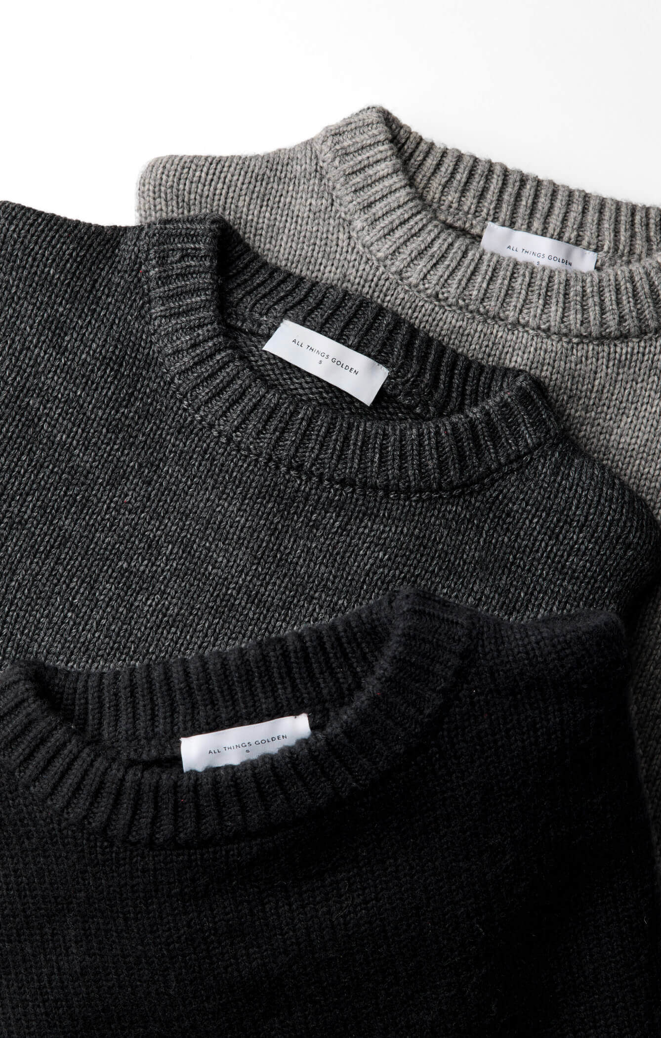 THE HEAVY KNIT - BLACK