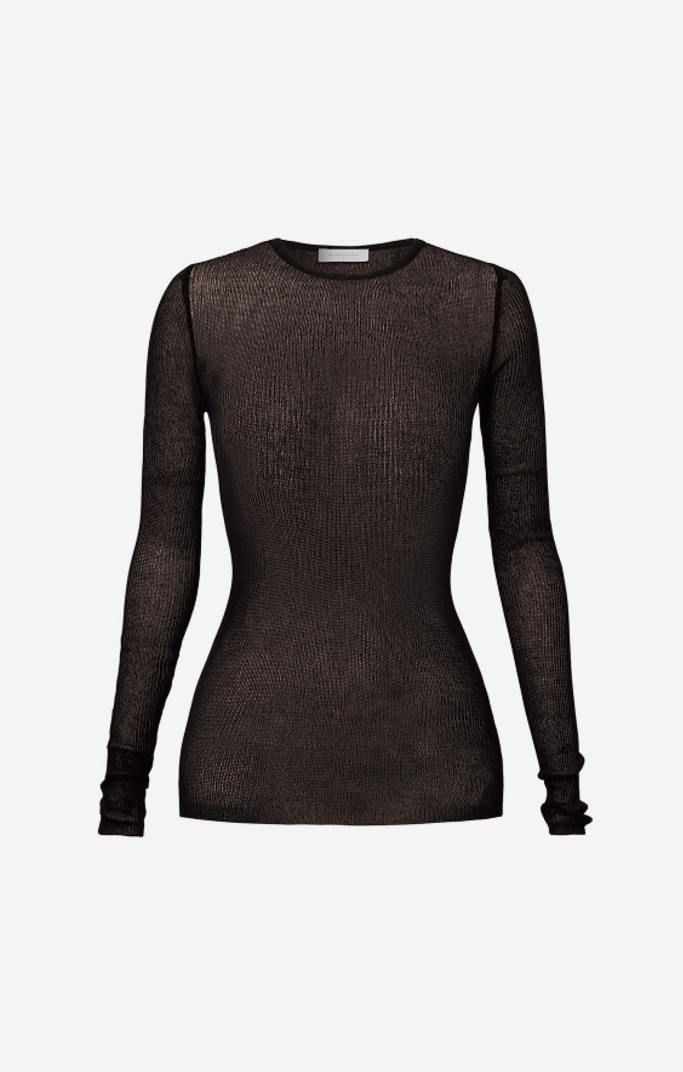 THE KNITTED LONG SLEEVE - ESPRESSO