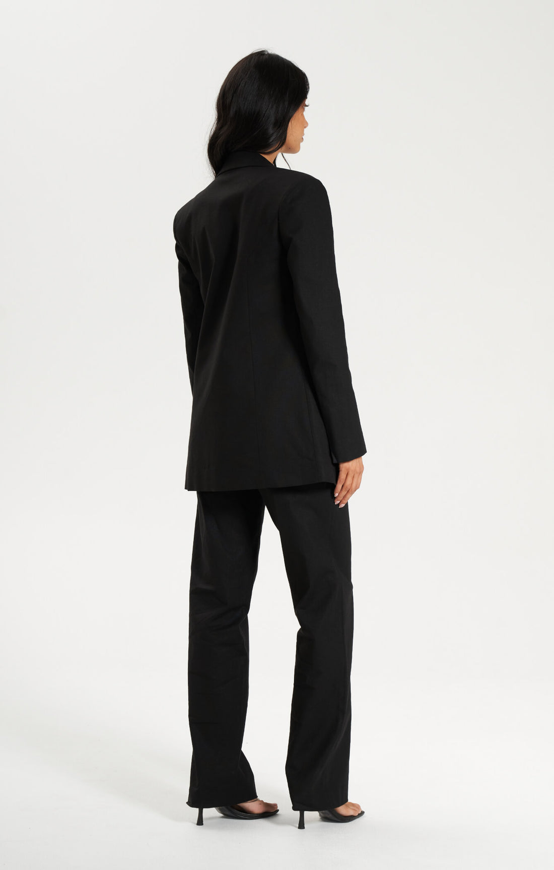 THE LINEN CLASSIC BLAZER - BLACK
