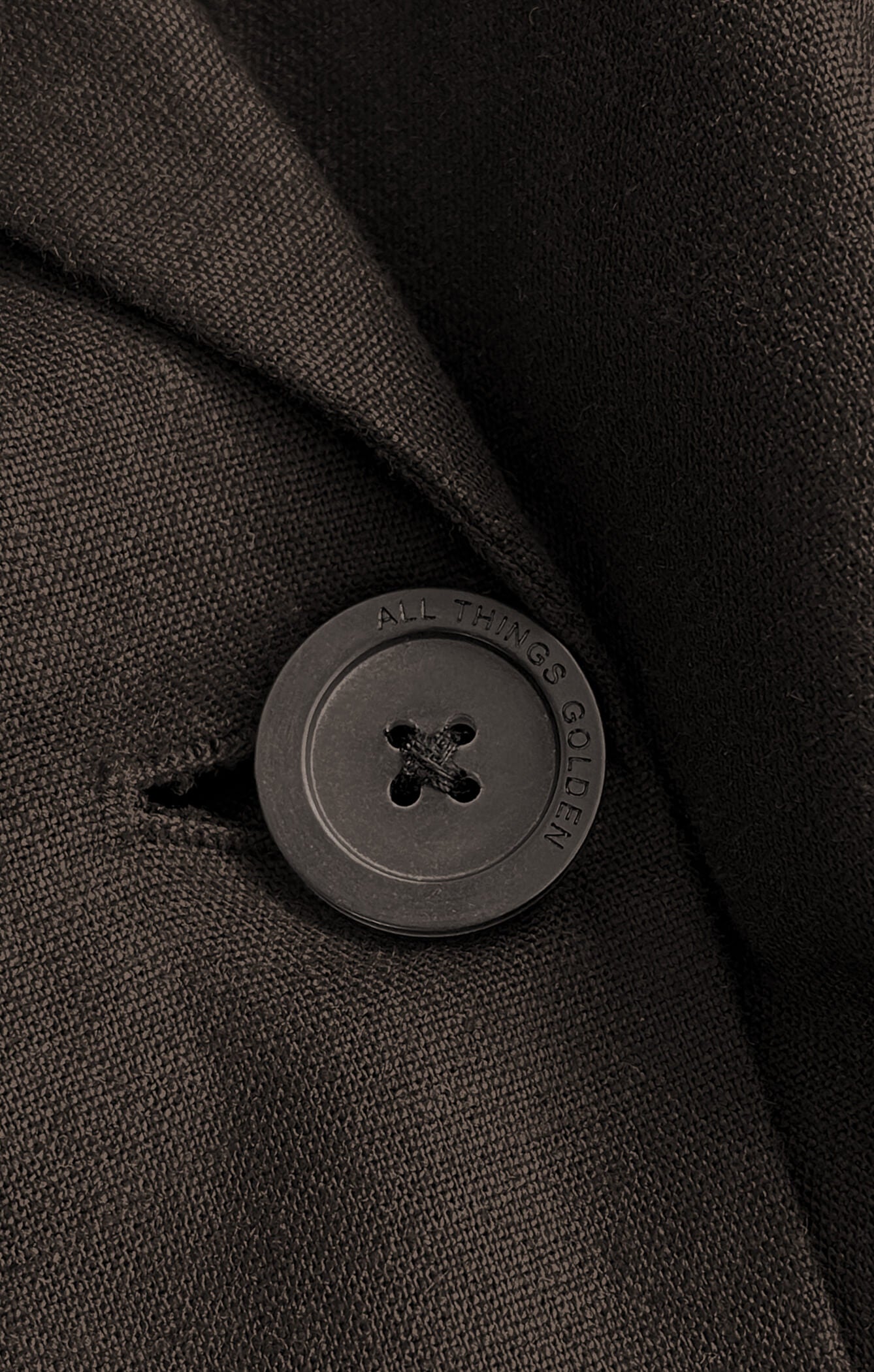 THE LINEN CLASSIC BLAZER - ESPRESSO