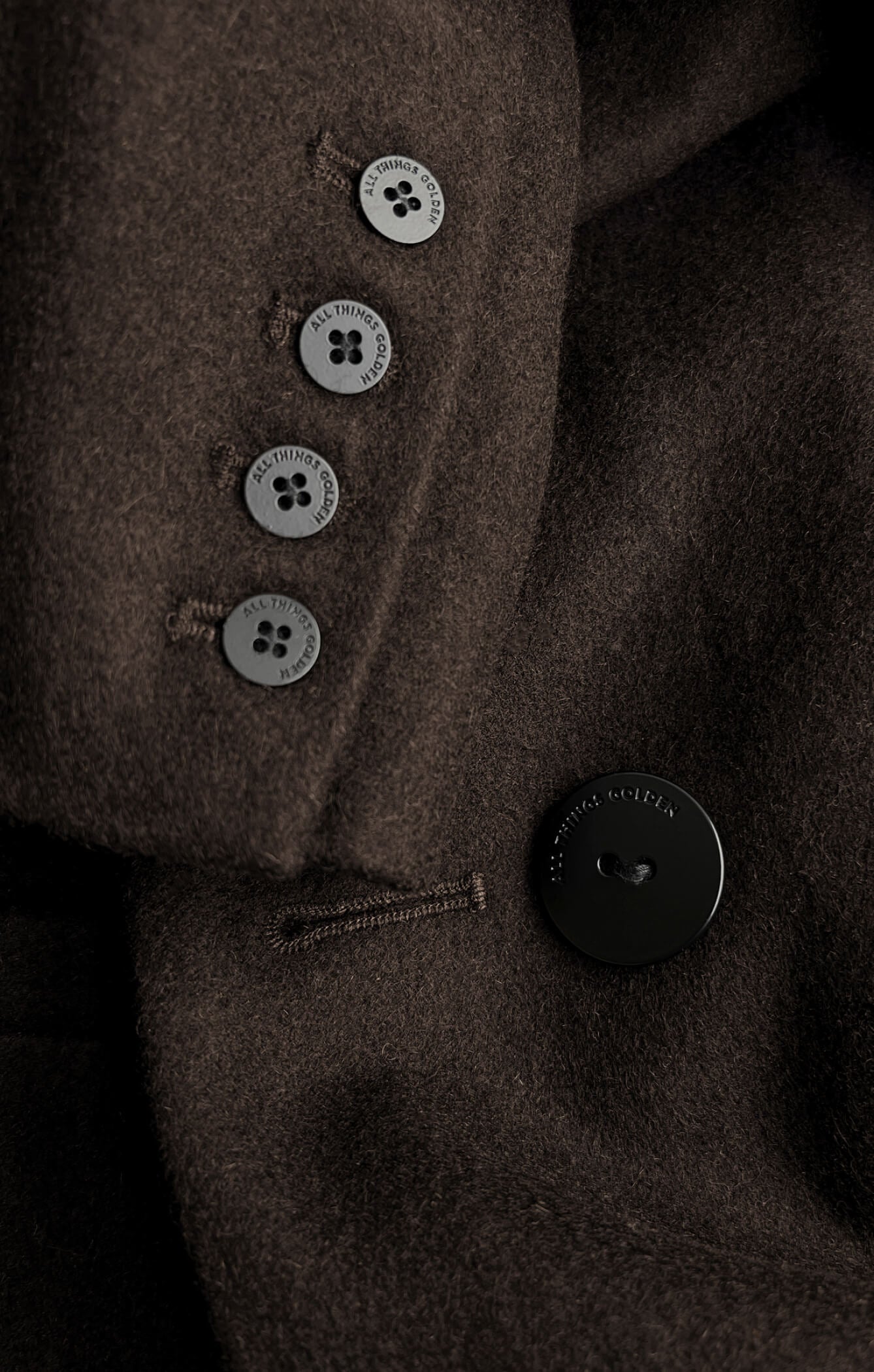 THE LONGLINE CLASSIC COAT - ESPRESSO