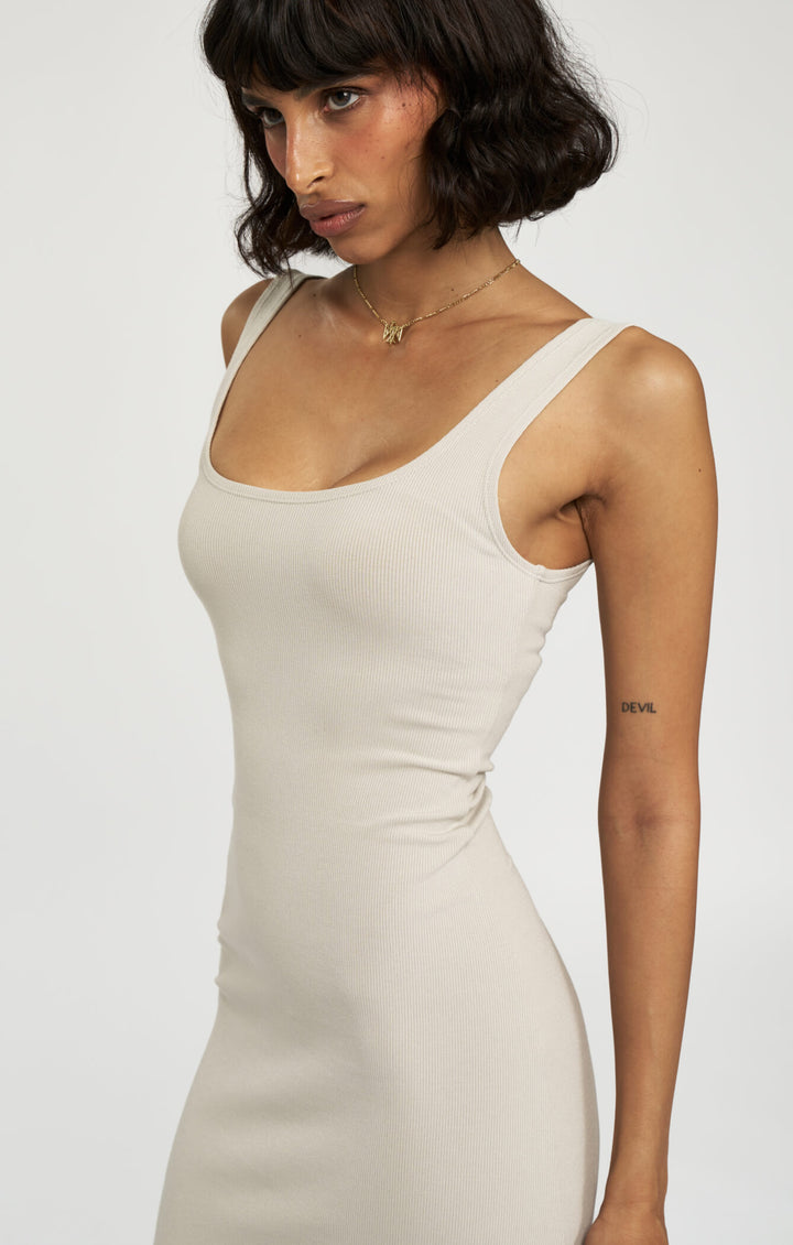 Luxe Rib Maxi Stone