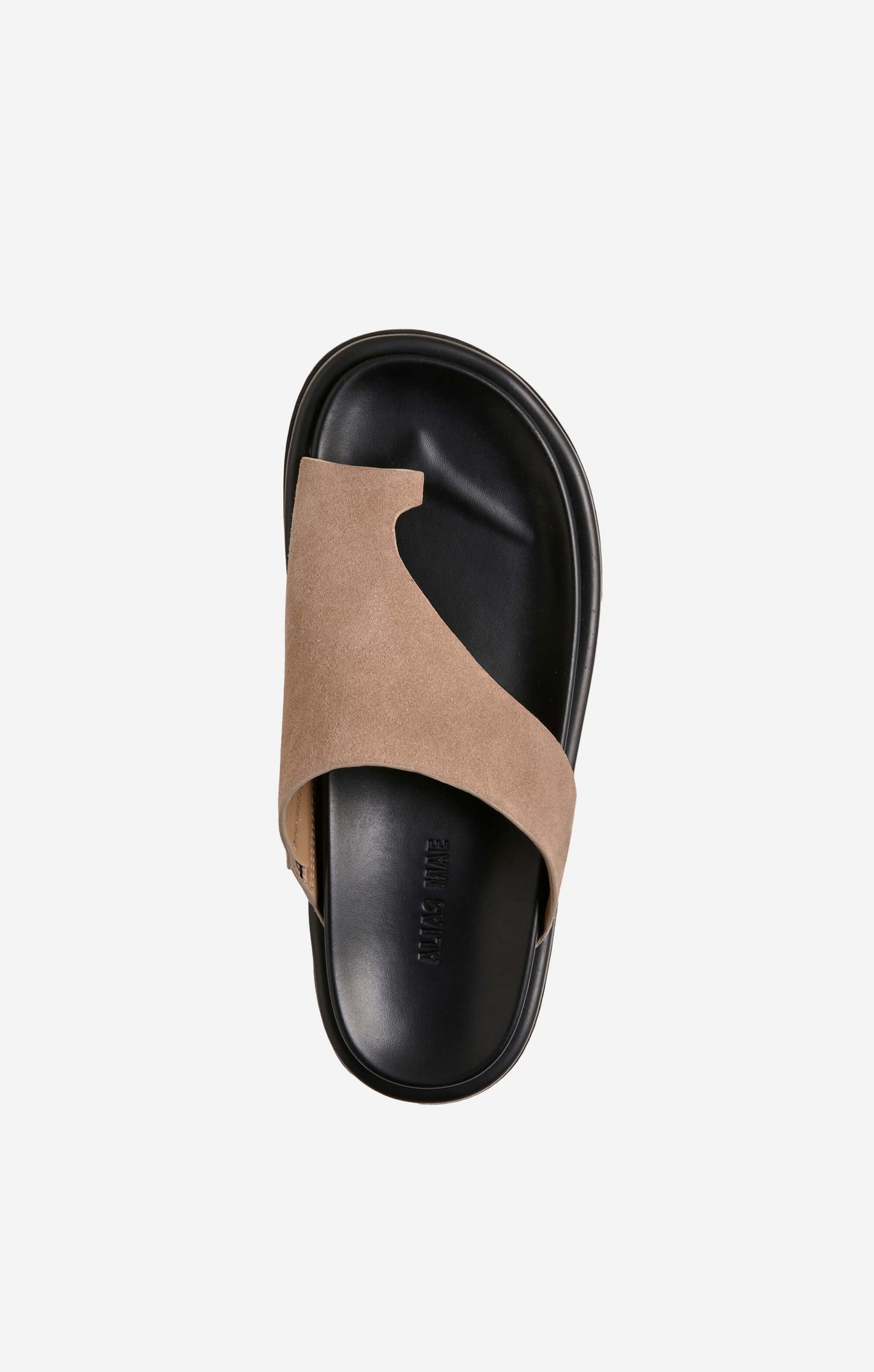 THE PARKS SLIDE - NATURAL SUEDE