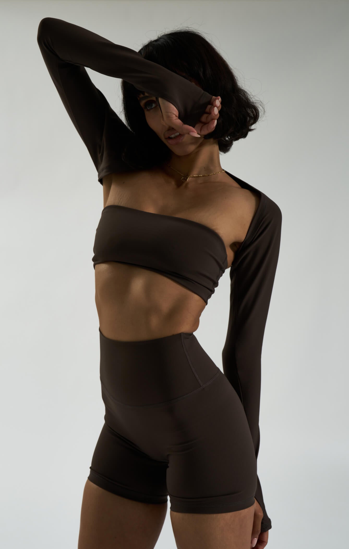 THE A.T.G SCULPT™ BANDEAU - ESPRESSO