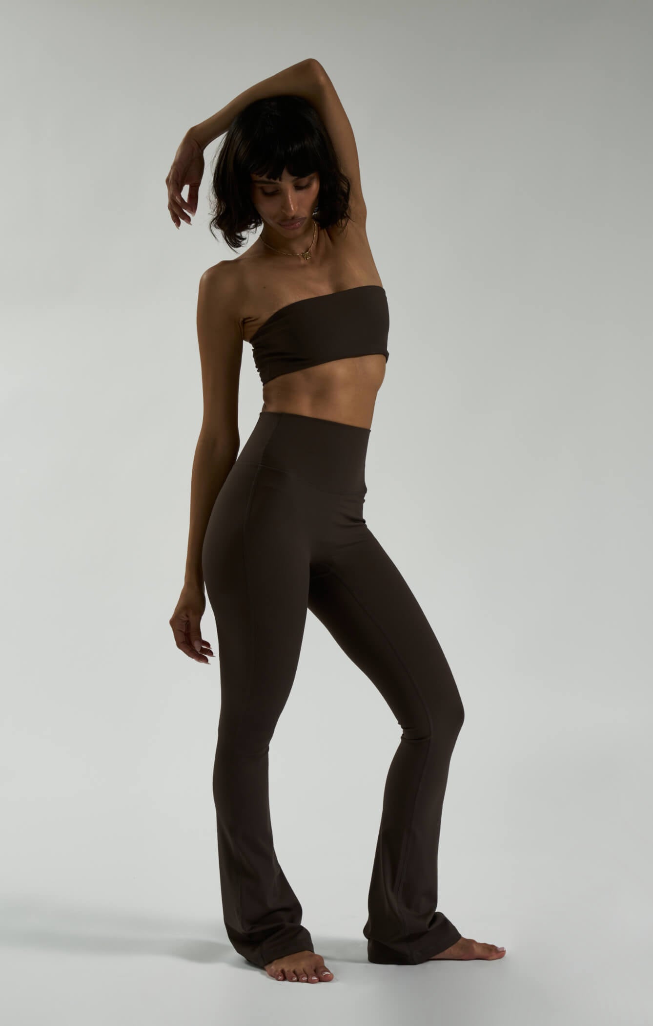 THE A.T.G SCULPT™ FLARES - ESPRESSO