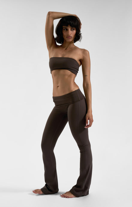 THE SCULPT™ FLARES - ESPRESSO