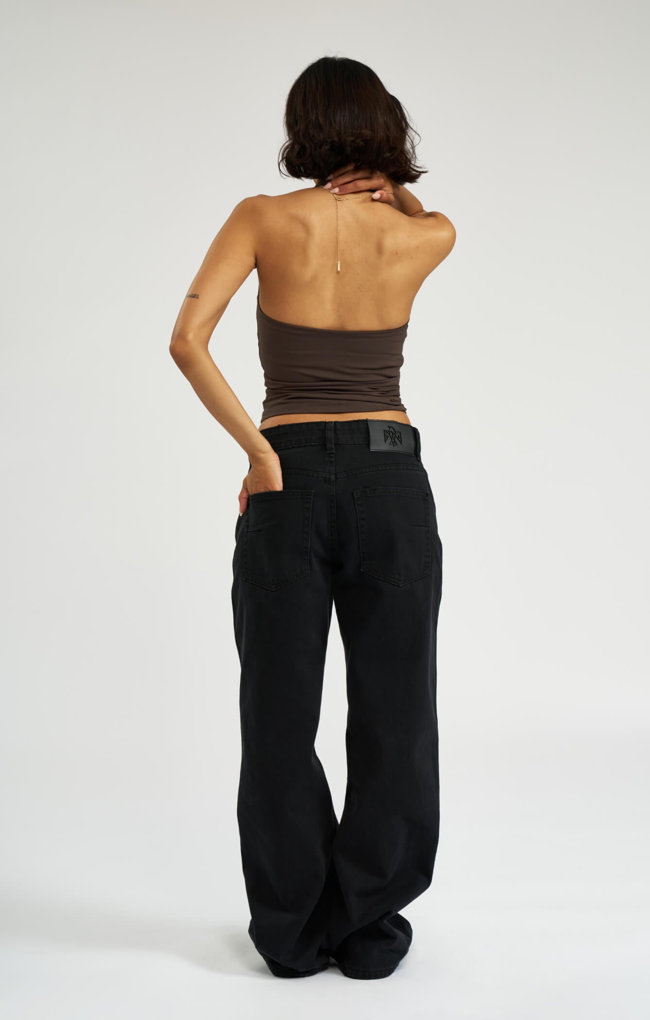 THE SCULPT™ HALTER TANK - ESPRESSO