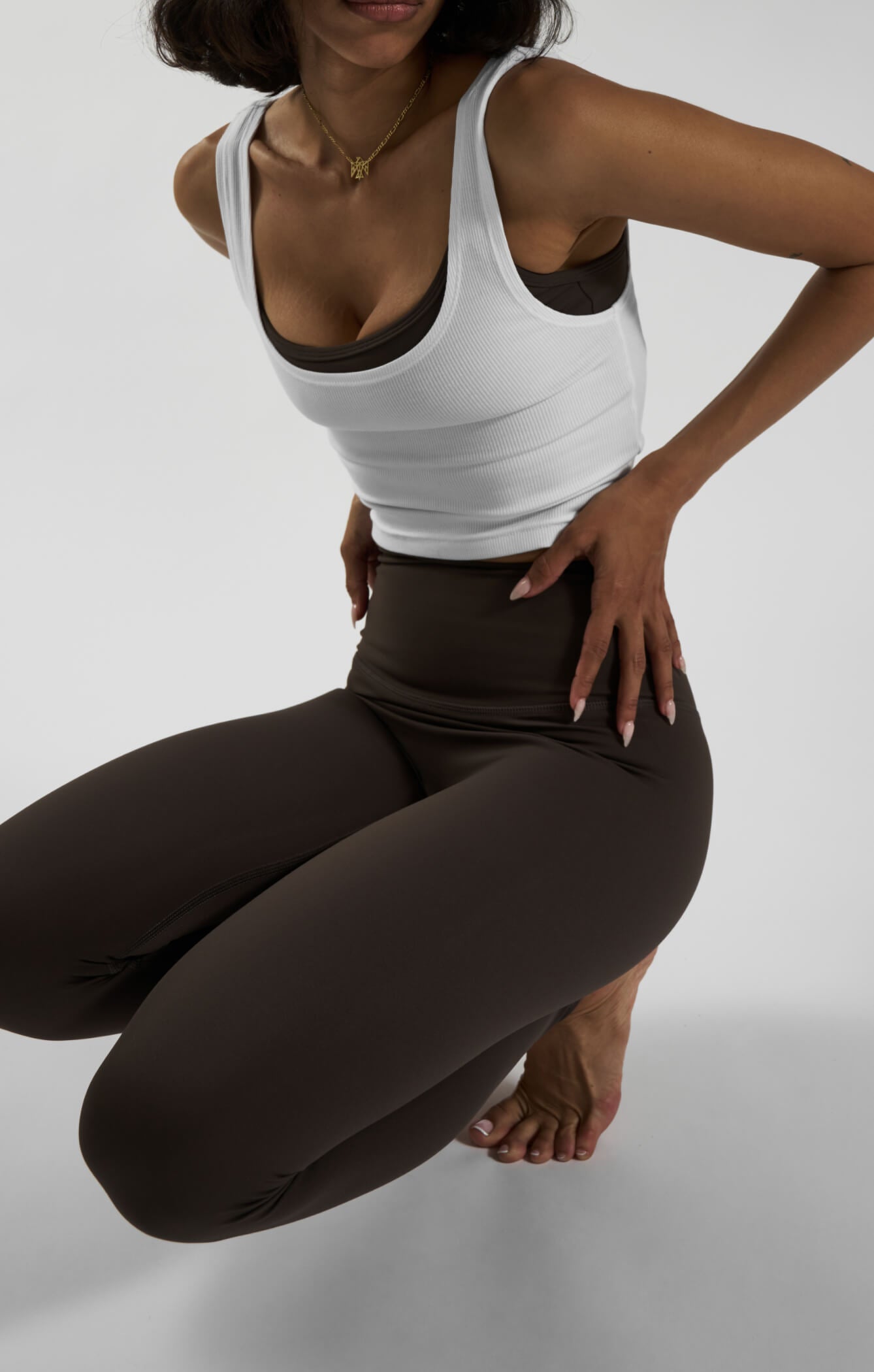 THE A.T.G SCULPT™ LEGGINGS - ESPRESSO