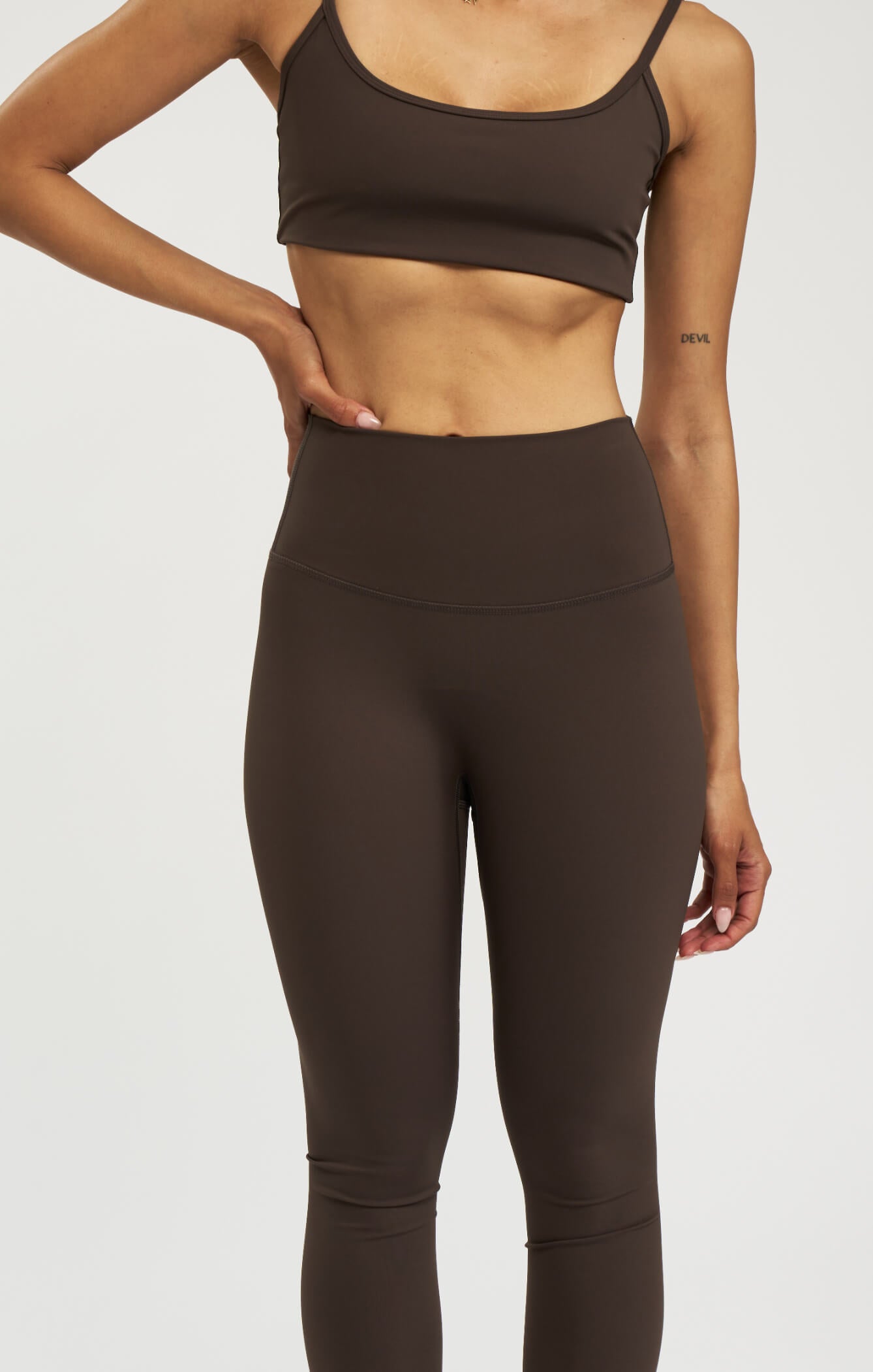 THE A.T.G SCULPT™ LEGGINGS - ESPRESSO