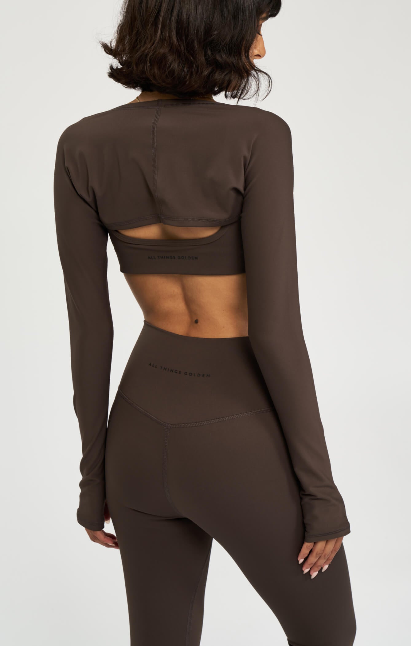 THE A.T.G SCULPT™ LEGGINGS - ESPRESSO