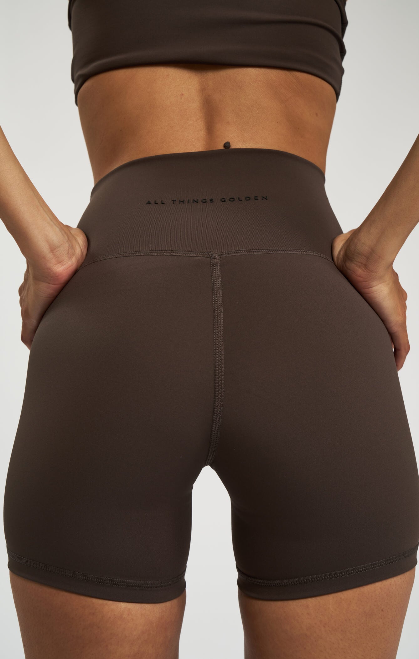 THE A.T.G SCULPT™ MINI BIKE SHORT - ESPRESSO