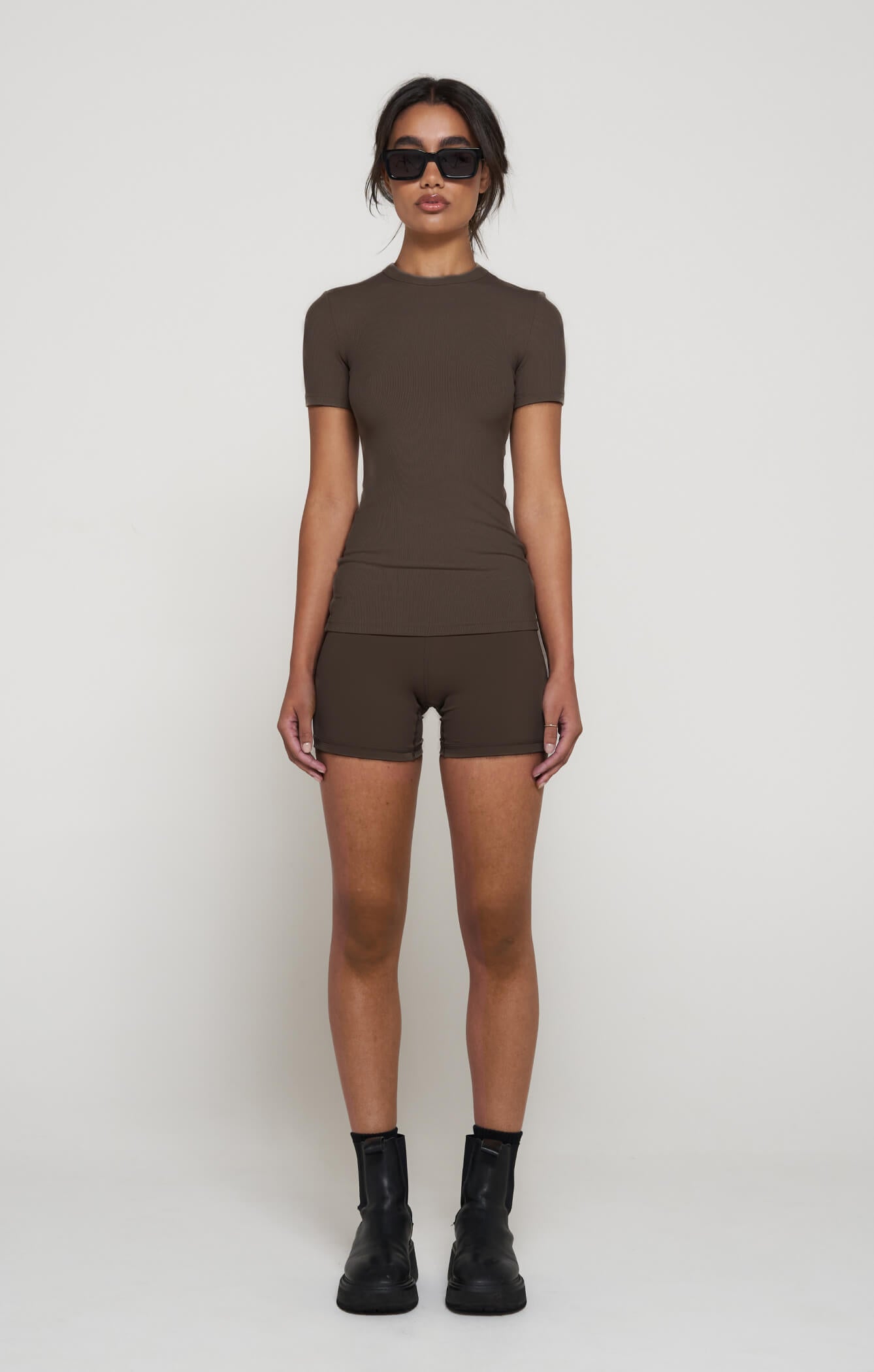 THE SCULPT™ MINI BIKE SHORT - ESPRESSO