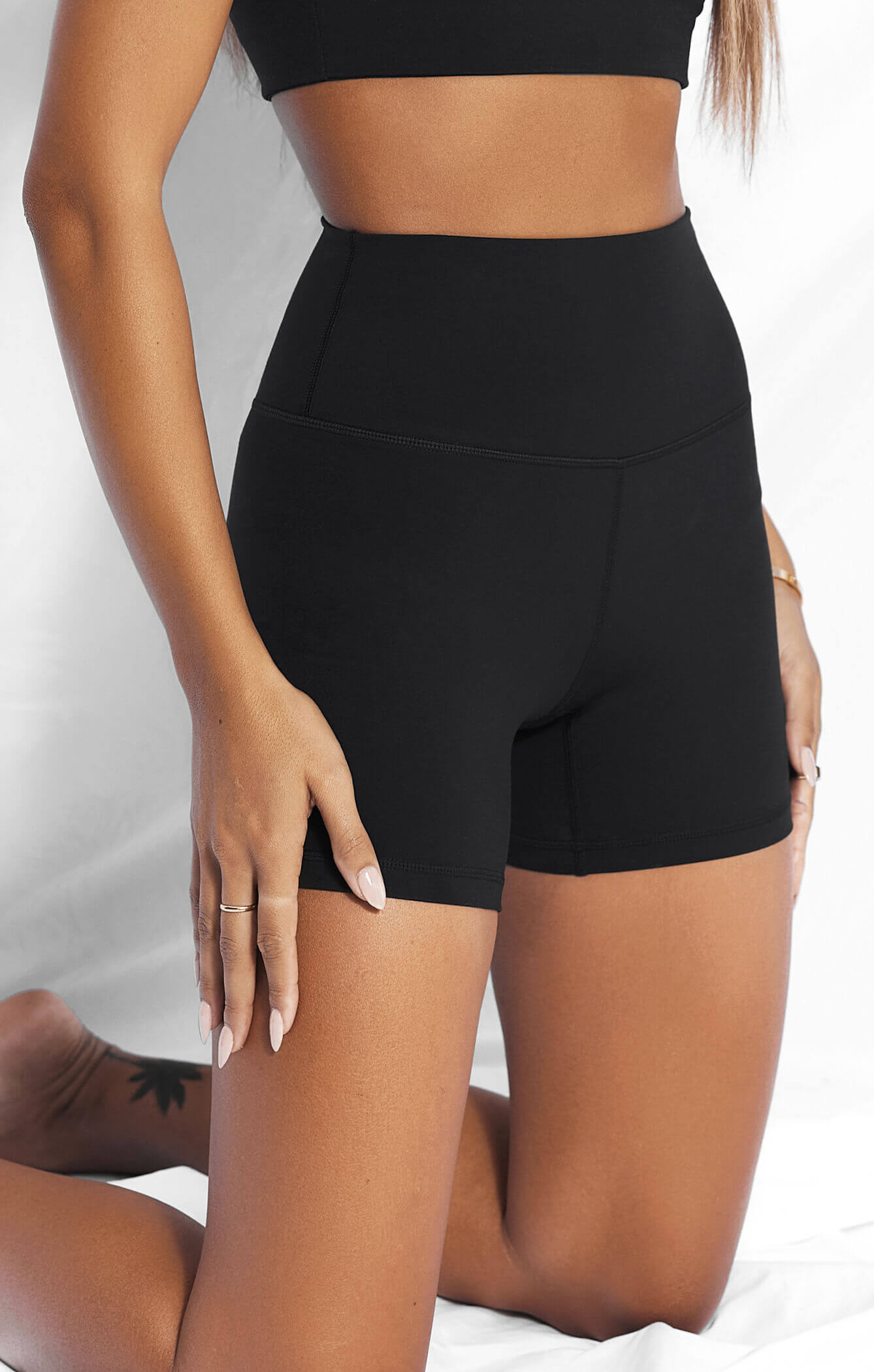 THE SCULPT™ MINI BIKE SHORT - BUTTER BLACK